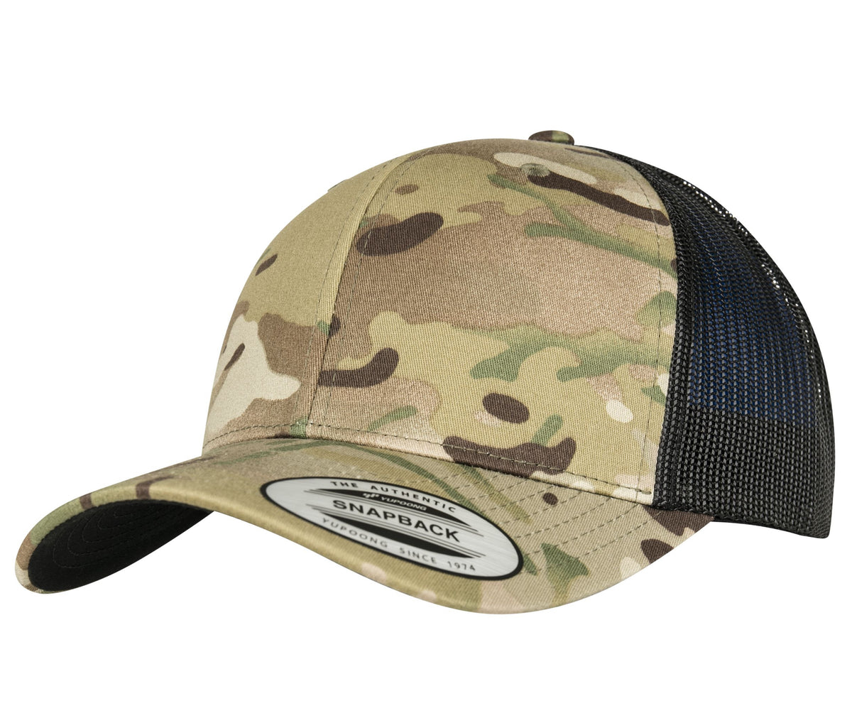 Gorra de Camuflaje Estilo Trucker - Flexfit 6606MC - imagen 9