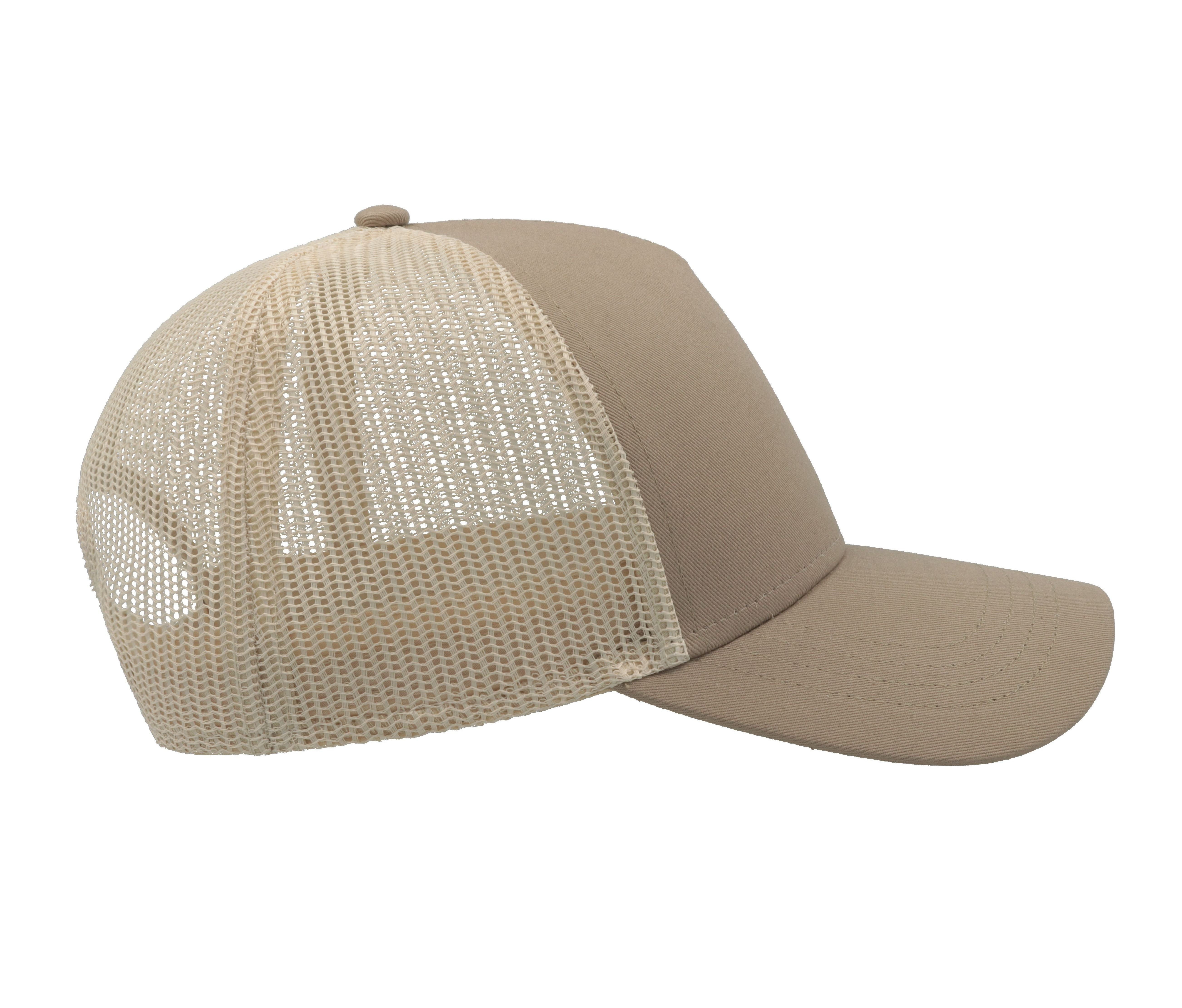 Gorra 6 paneles estilo trucker en algodón - Atlantis Headwear AT085