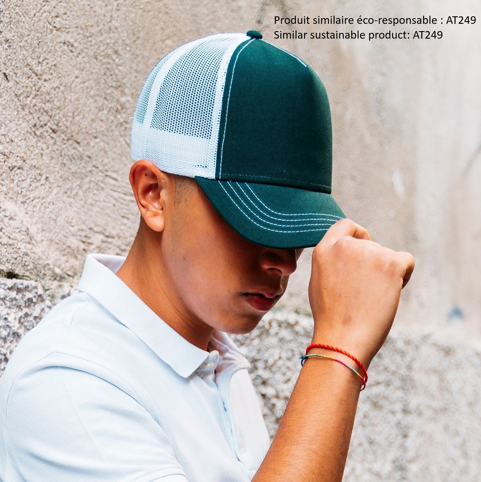 Gorra estilo rapero en algodón canvas - Atlantis Headwear AT180