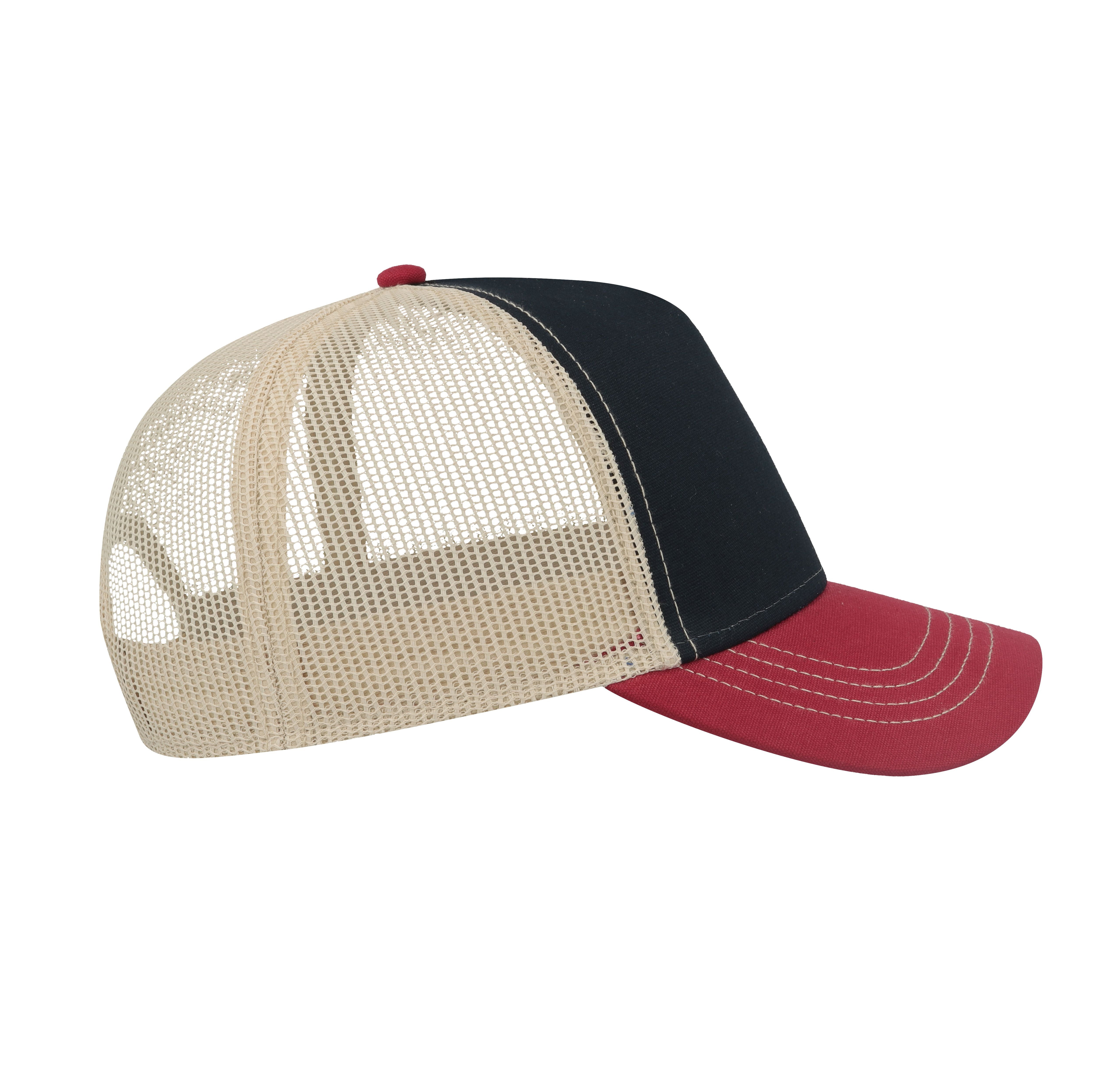 Gorro estilo rapero de poliéster canvas - Atlantis Headwear AT249