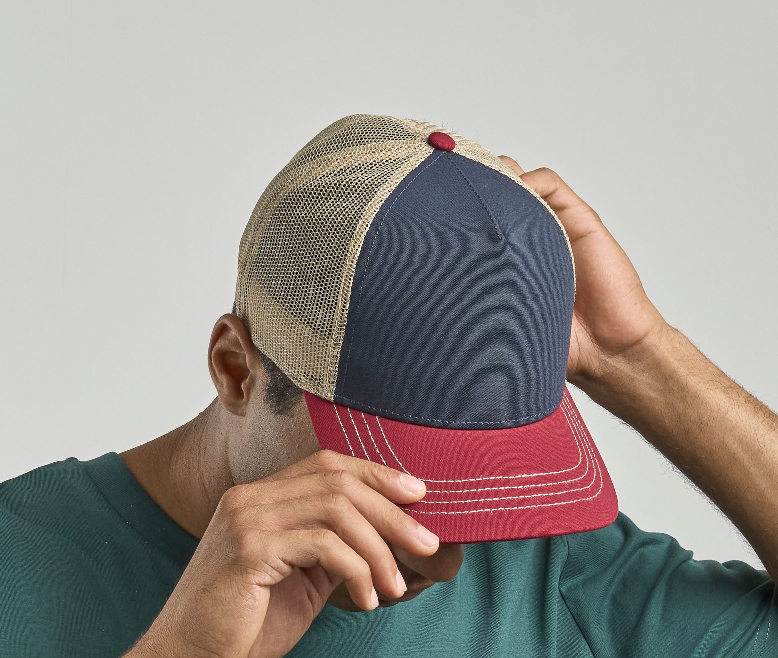 Gorro estilo rapero de poliéster canvas - Atlantis Headwear AT249
