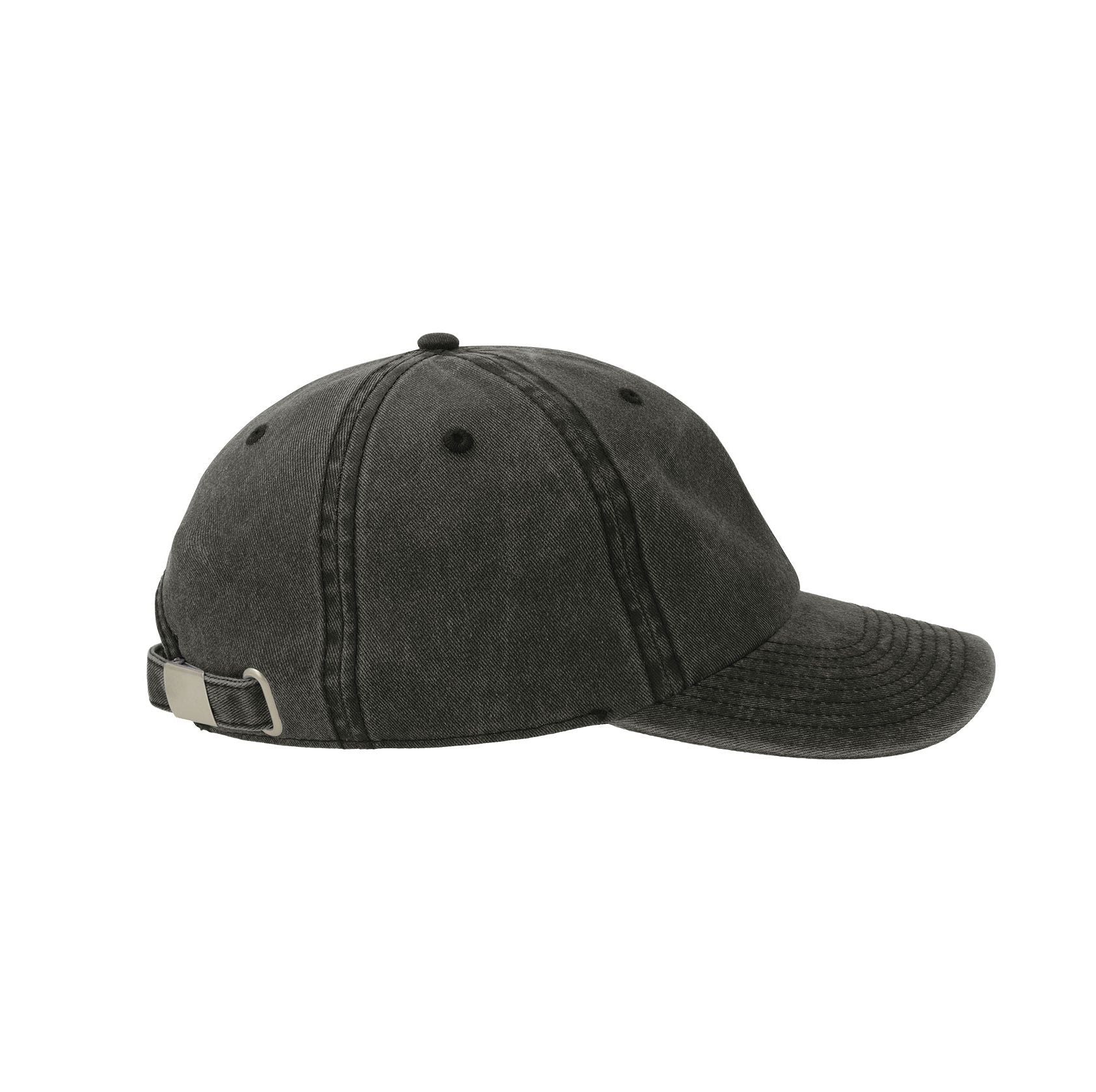 Gorra de visera media desteñida de 6 paneles - Atlantis Headwear AT281