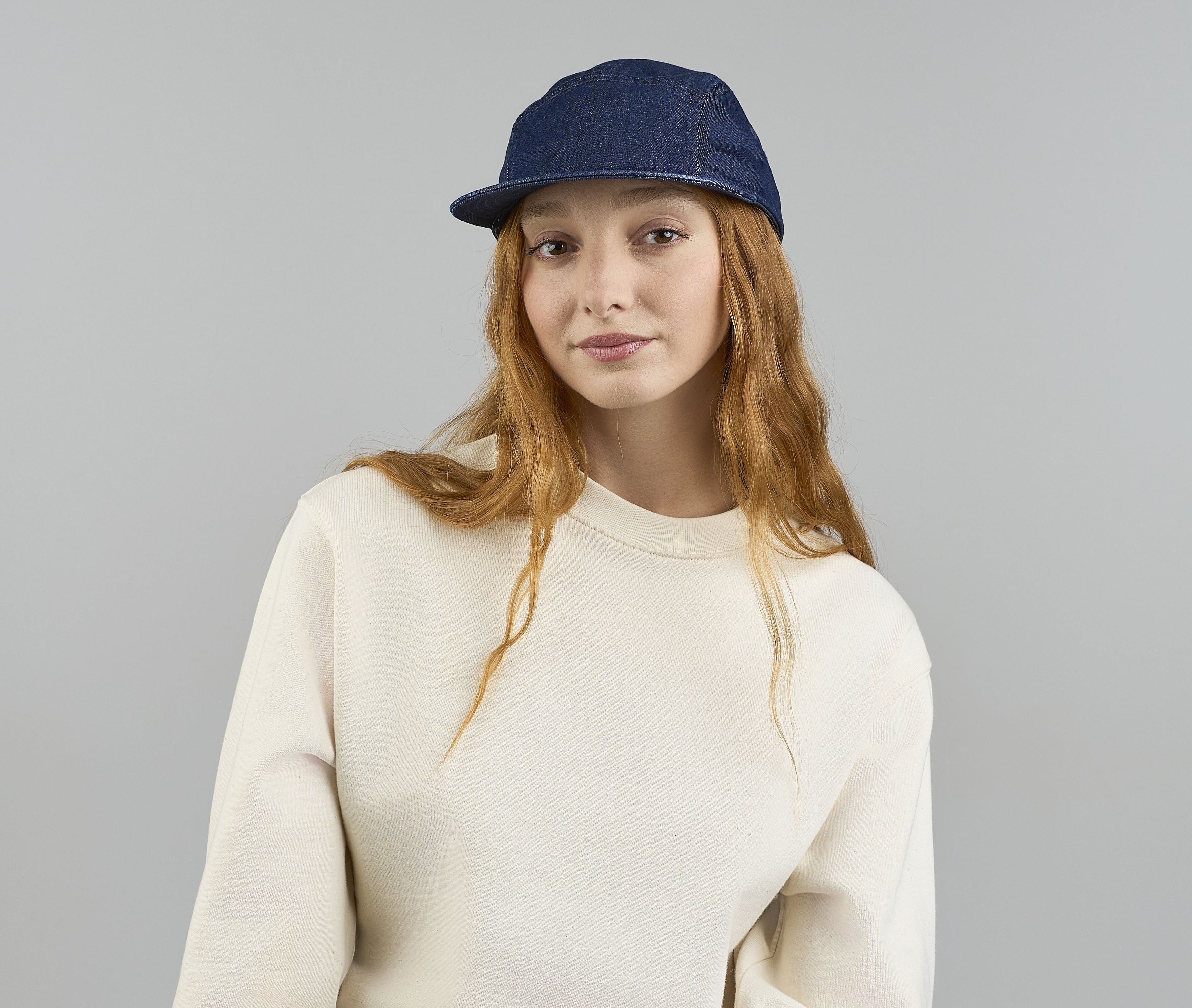 Gorra de visera plana en tela vaquera - Atlantis Headwear AT321