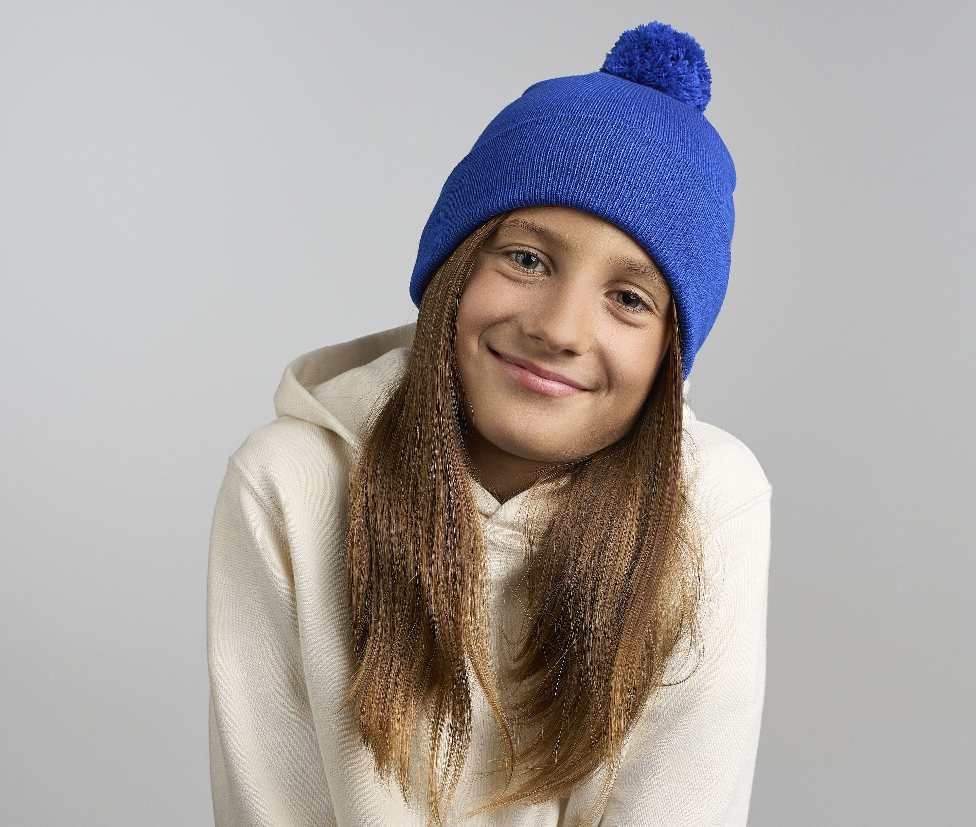 Gorro infantil con pompón - Atlantis Headwear AT329