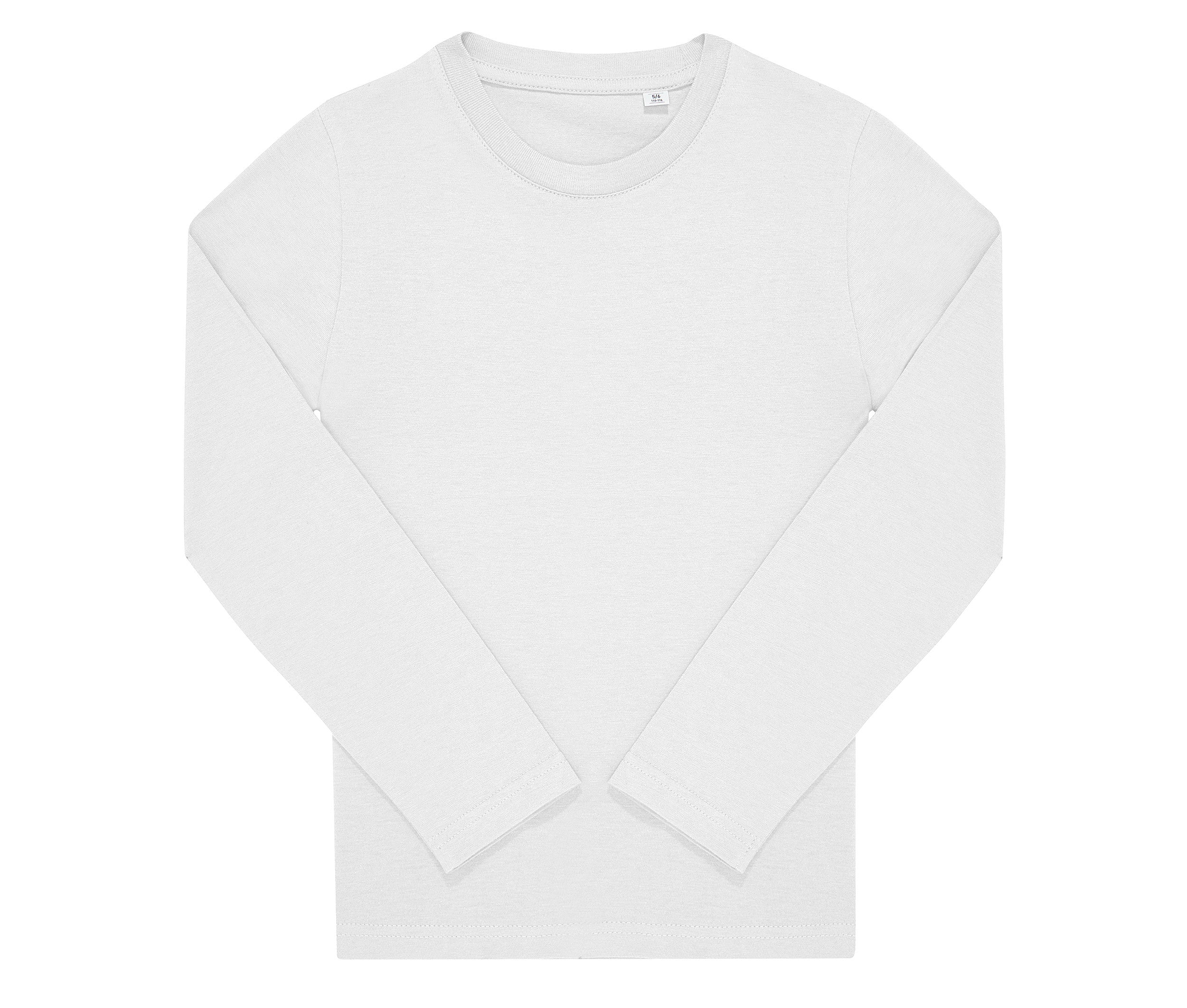 Camiseta Infantil de Manga Larga 150 - B&C BC01KLS