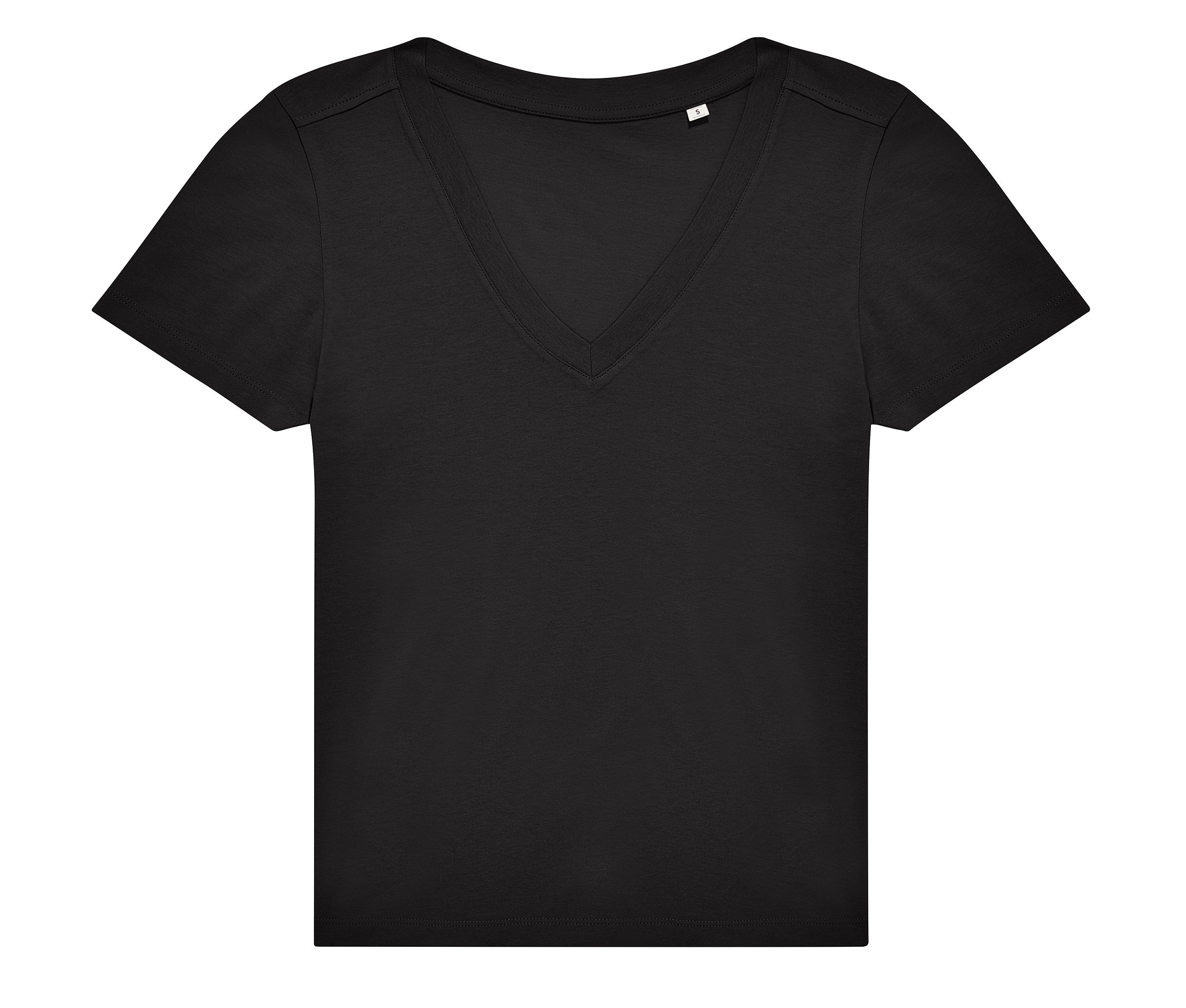 Camiseta de Mujer con Cuello de Pico - B&C BC01VW