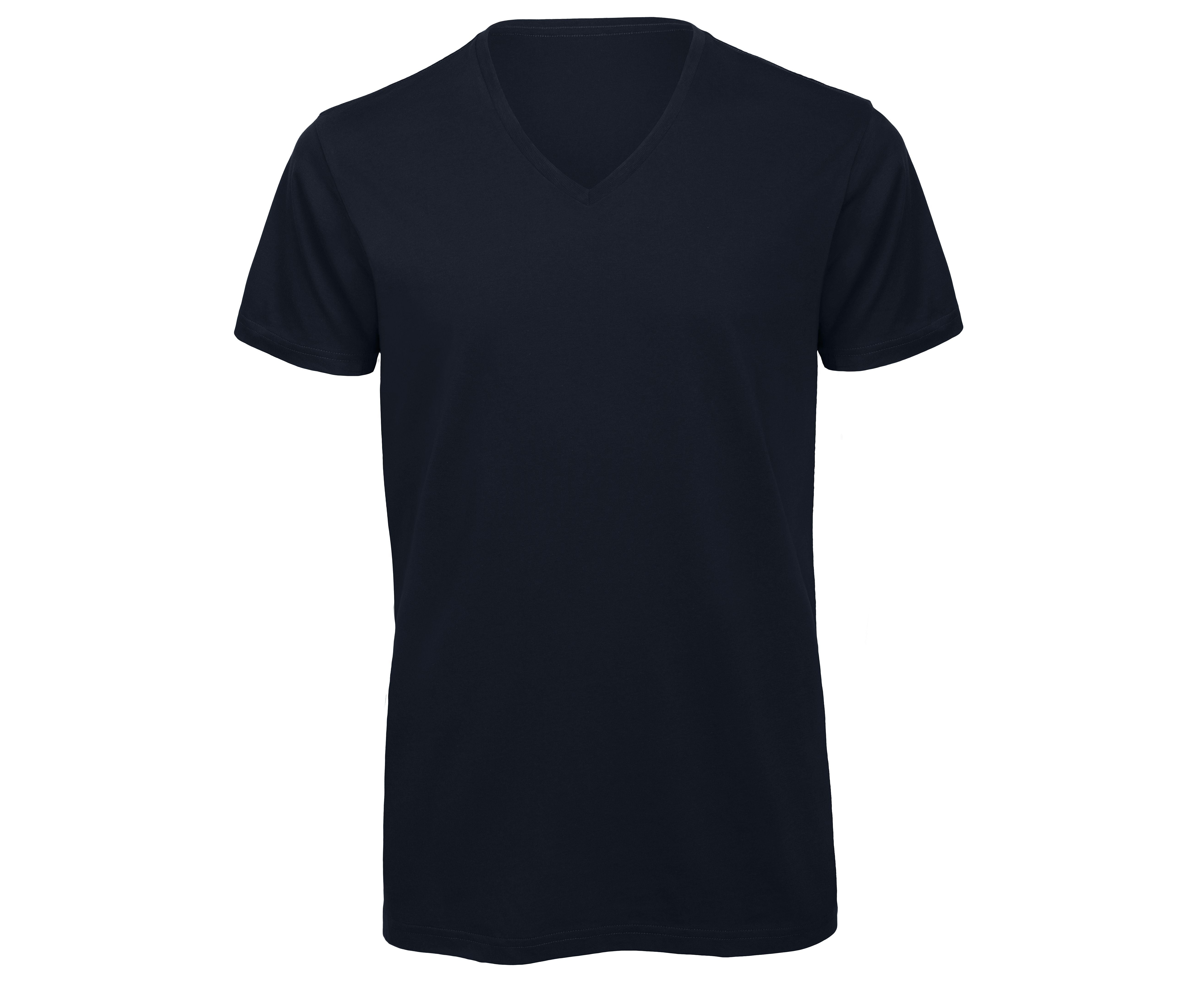 Camiseta de Algodón Orgánico con Cuello V para Hombre - B&C BC044