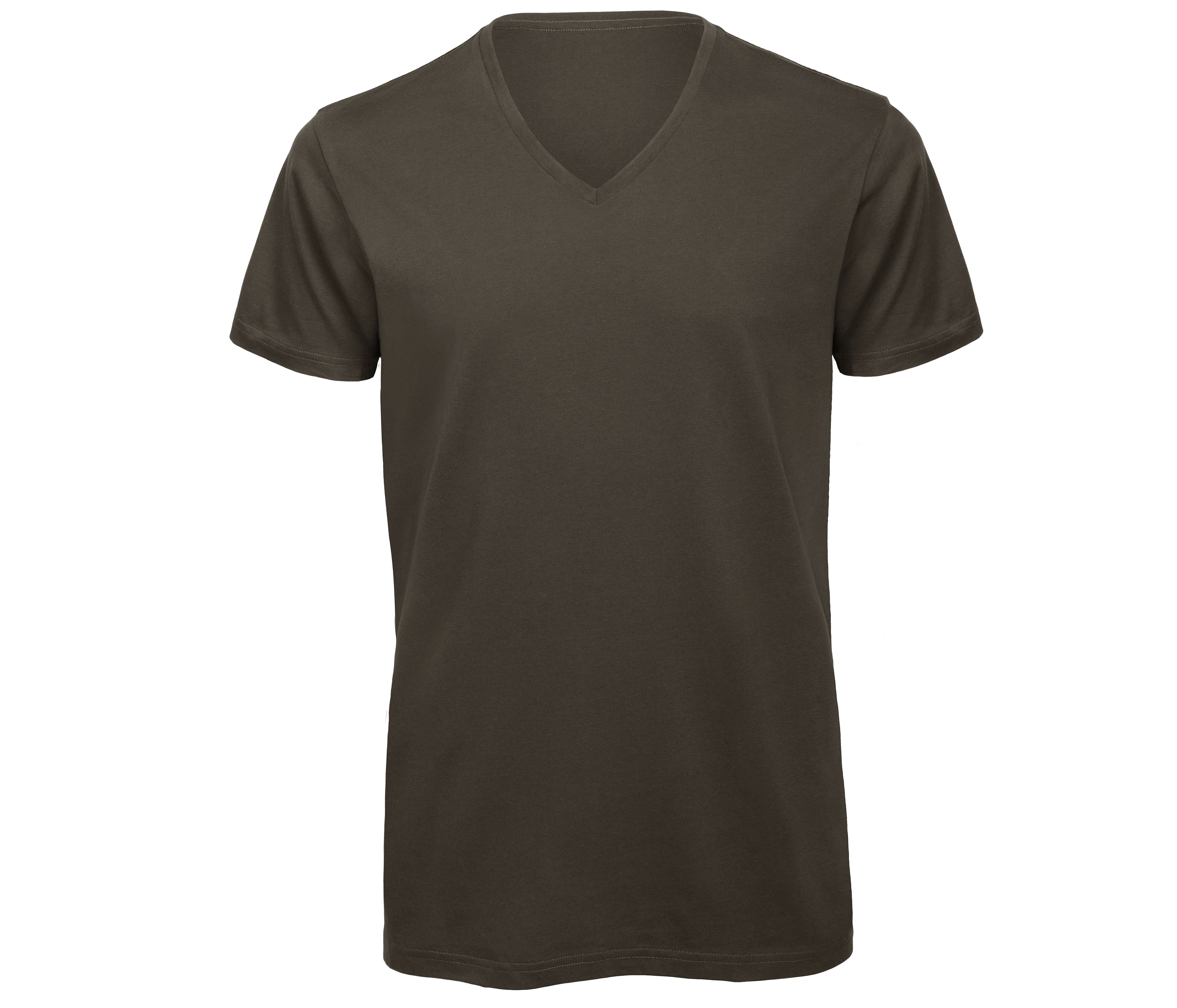 Camiseta de Algodón Orgánico con Cuello V para Hombre - B&C BC044