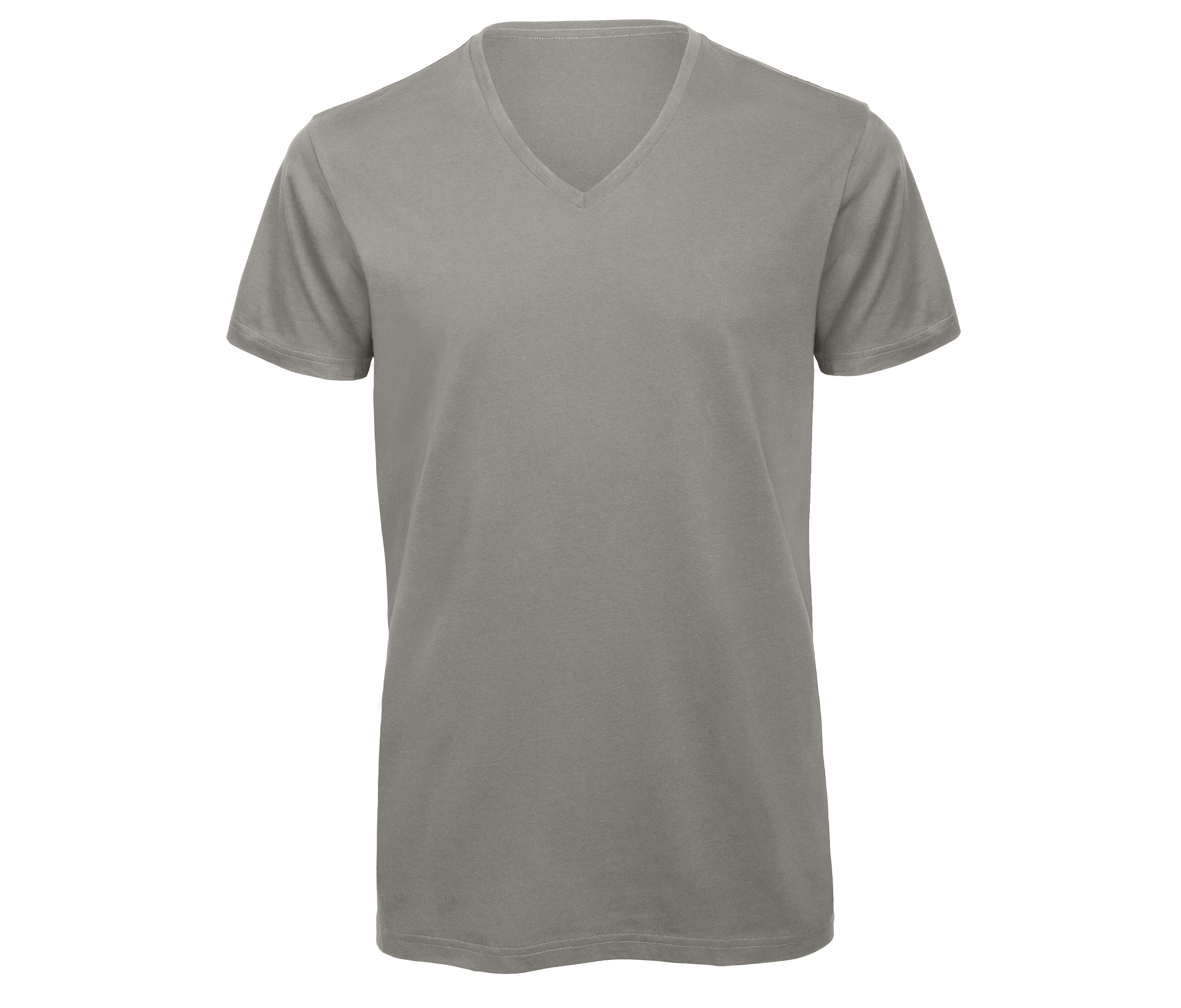 Camiseta de Algodón Orgánico con Cuello V para Hombre - B&C BC044