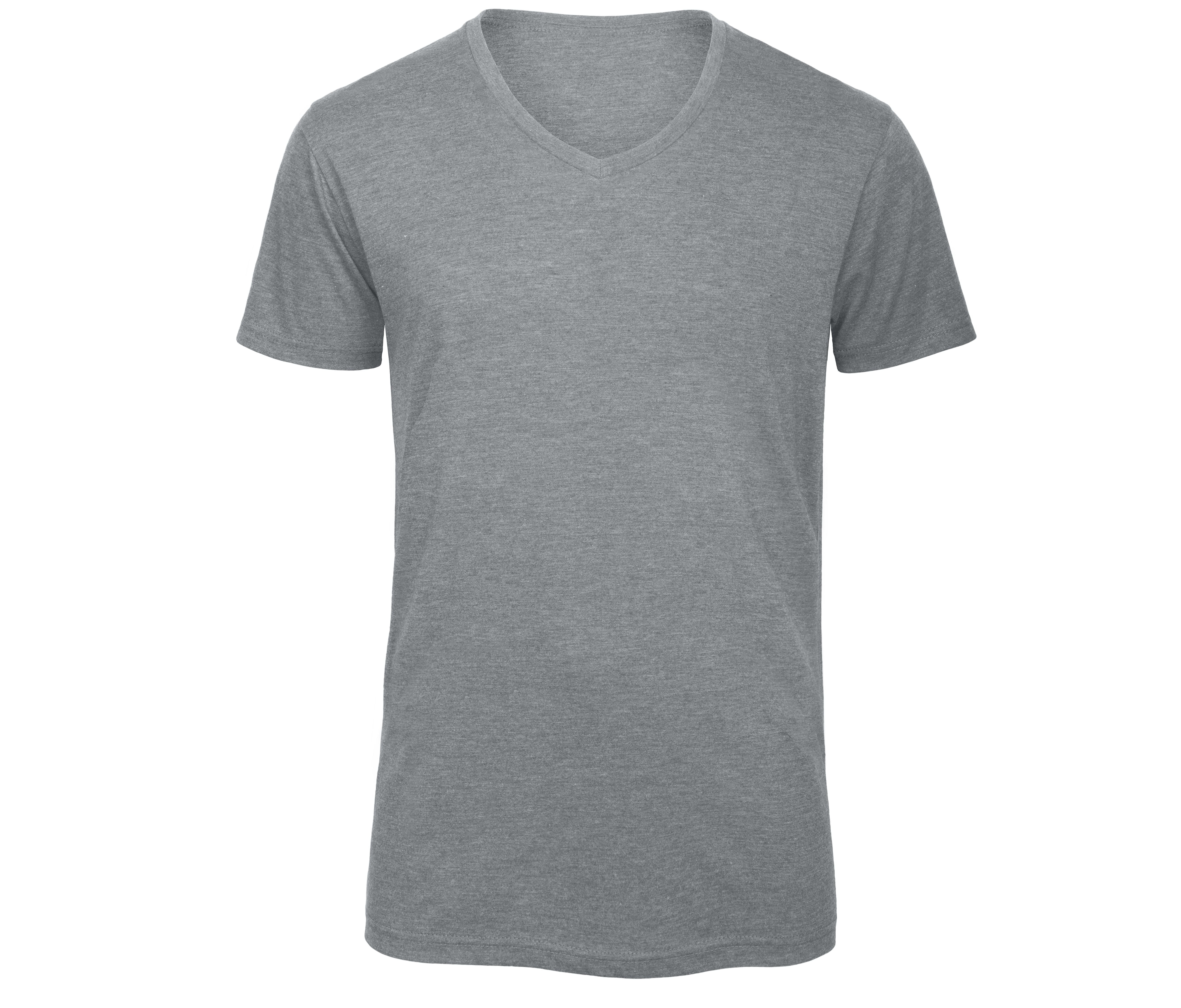 Camiseta Tri-blend con Cuello V para Hombre - B&C BC057