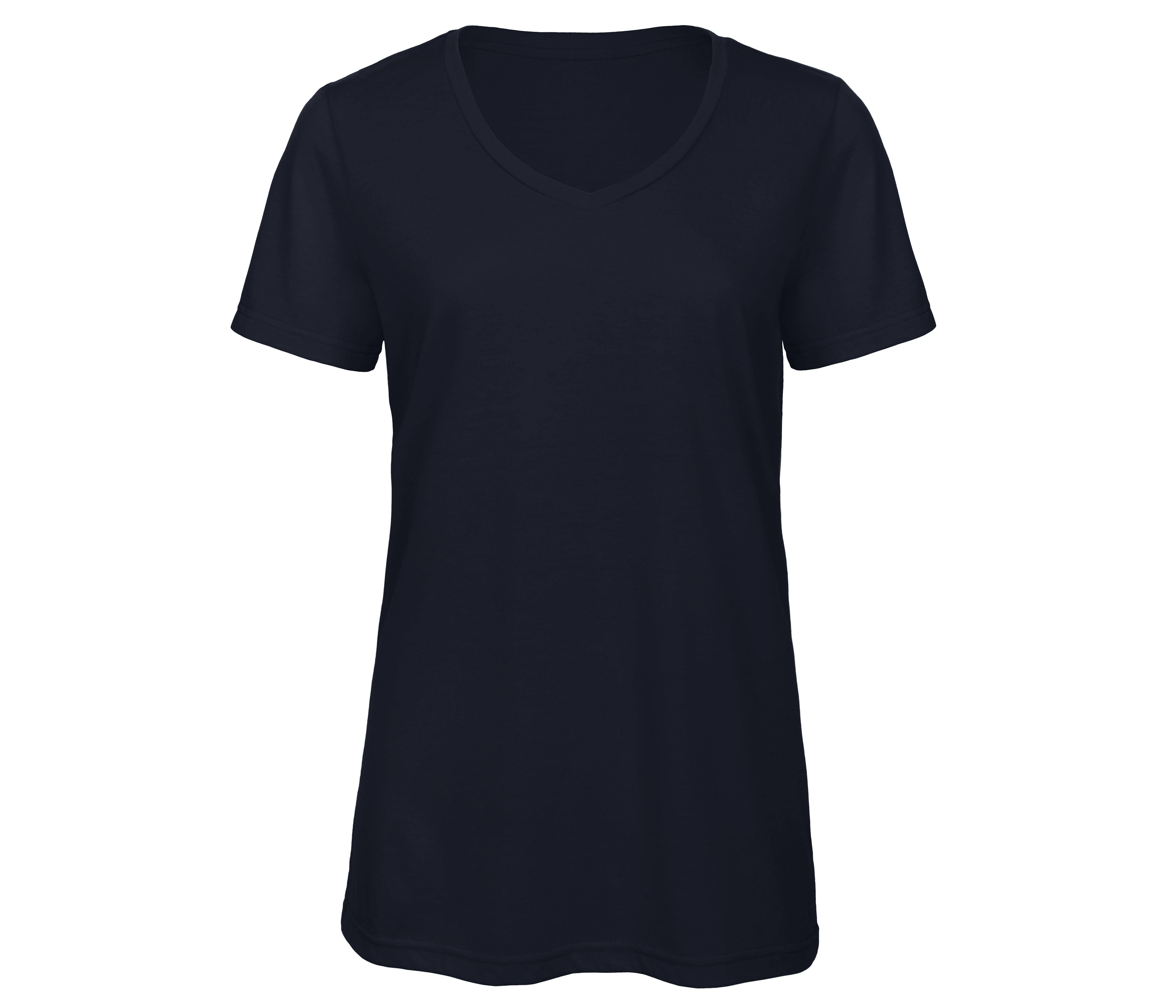 Camiseta Tri-blend con Cuello V para Mujer - B&C BC058