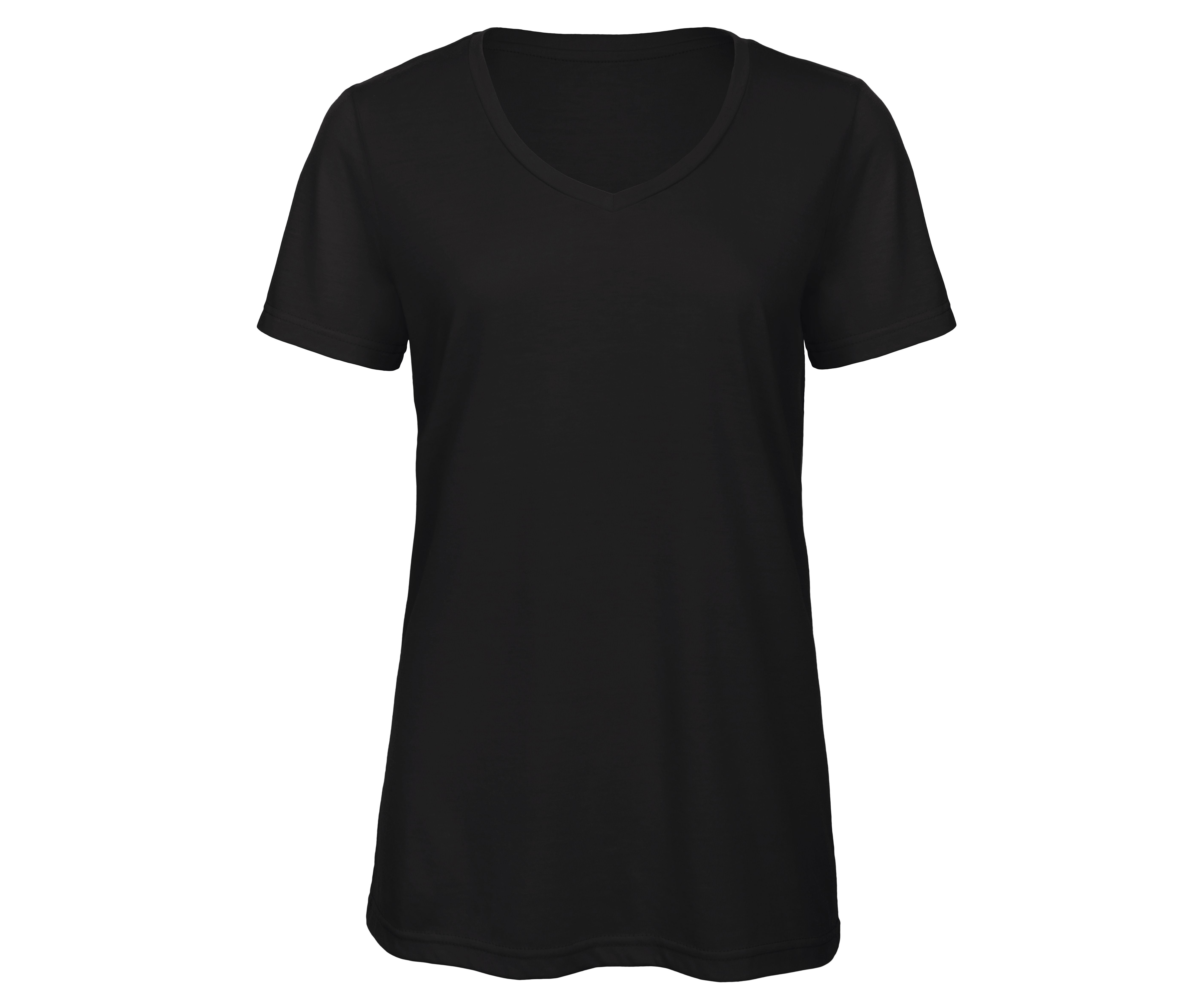 Camiseta Tri-blend con Cuello V para Mujer - B&C BC058