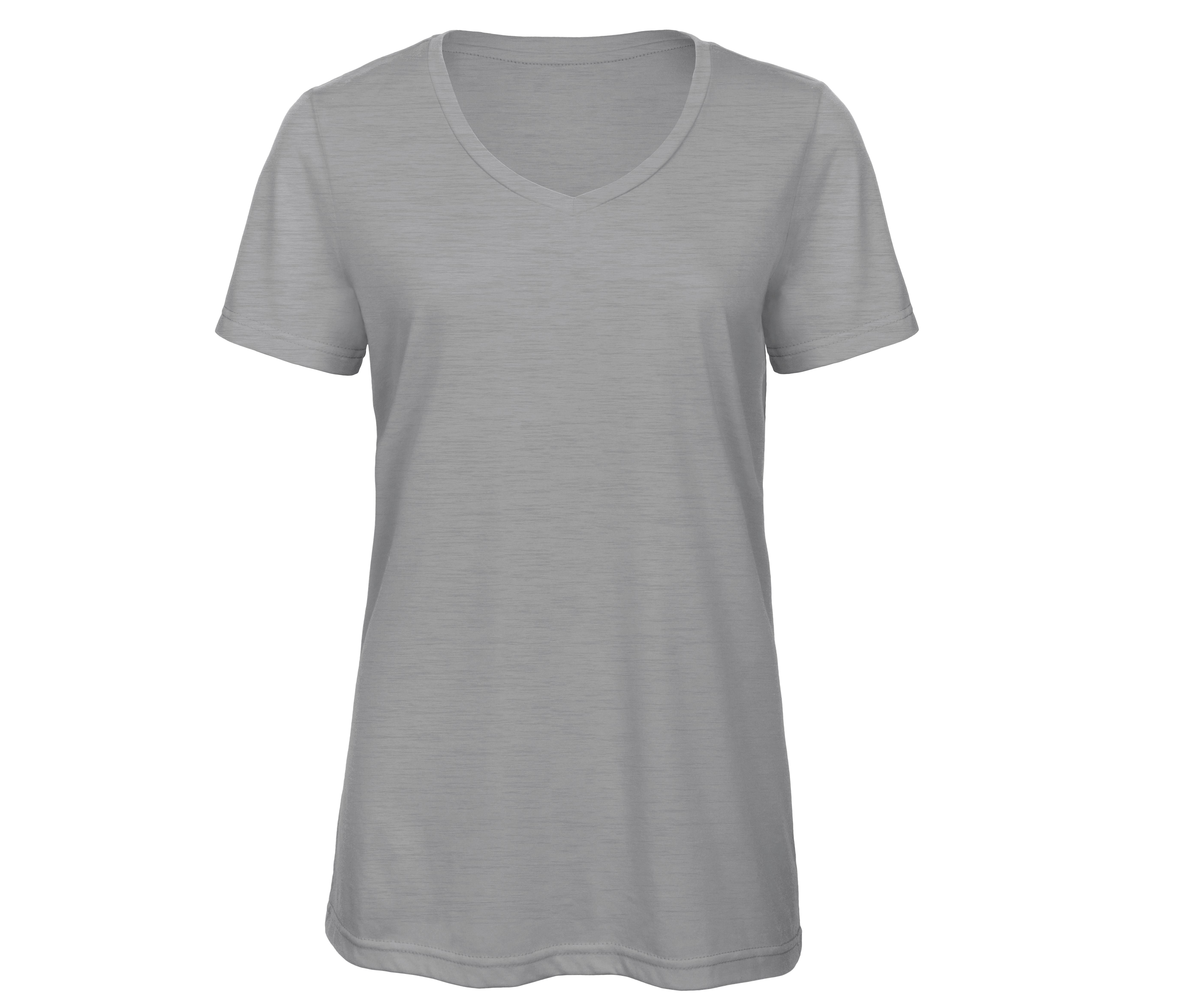 Camiseta Tri-blend con Cuello V para Mujer - B&C BC058
