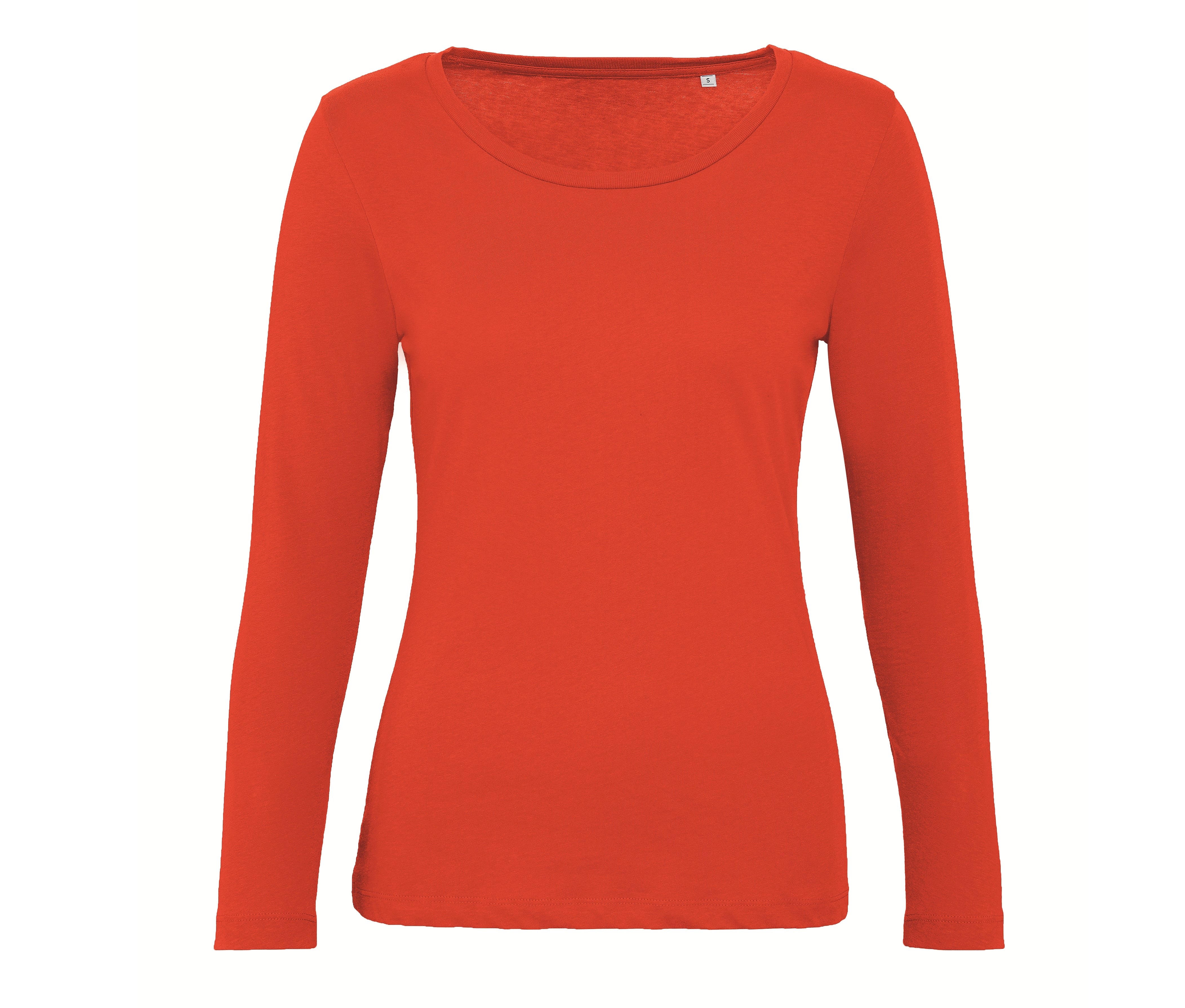 Camiseta de Algodón Orgánico para Mujer LSL - B&C BC071