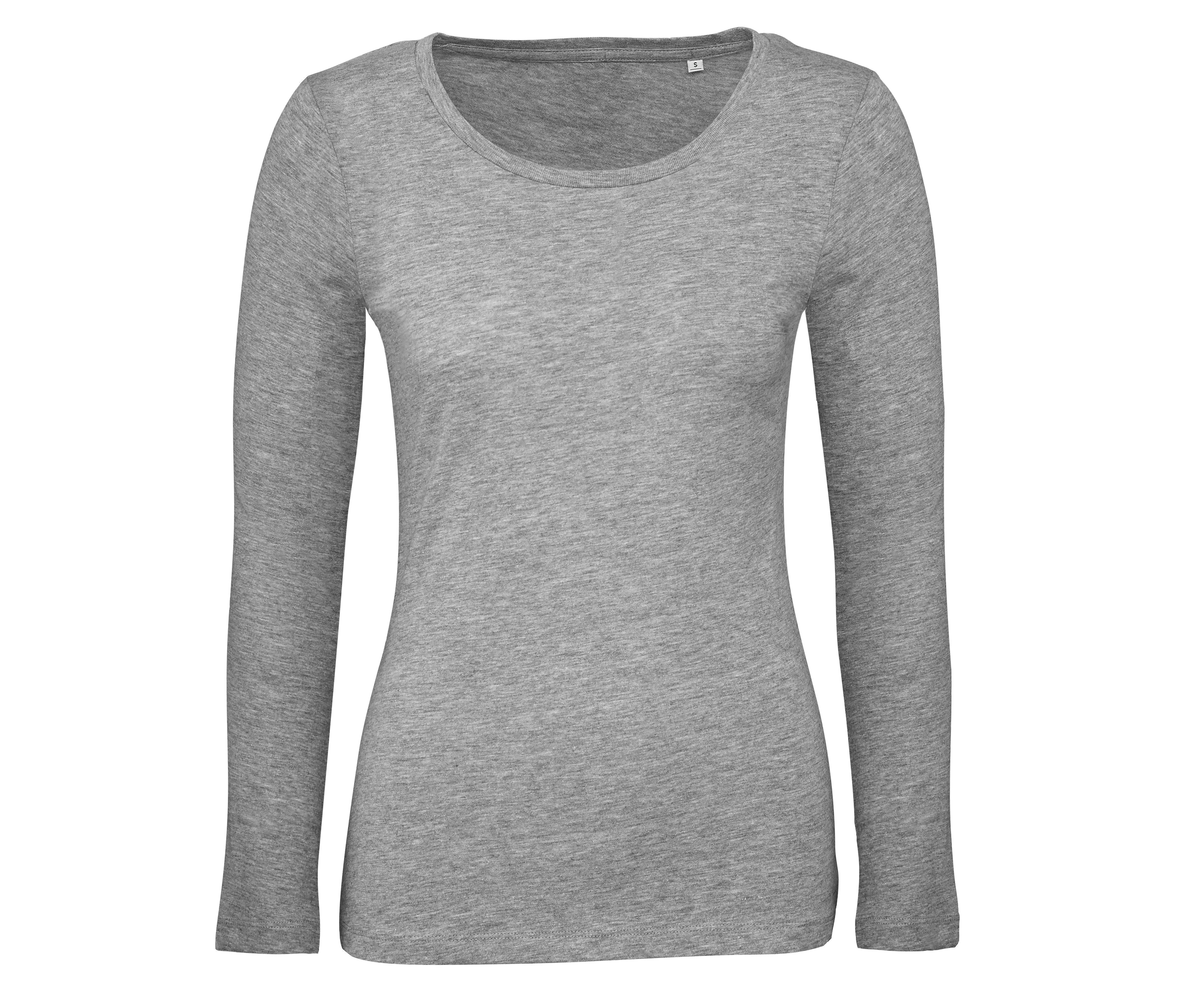 Camiseta de Algodón Orgánico para Mujer LSL - B&C BC071