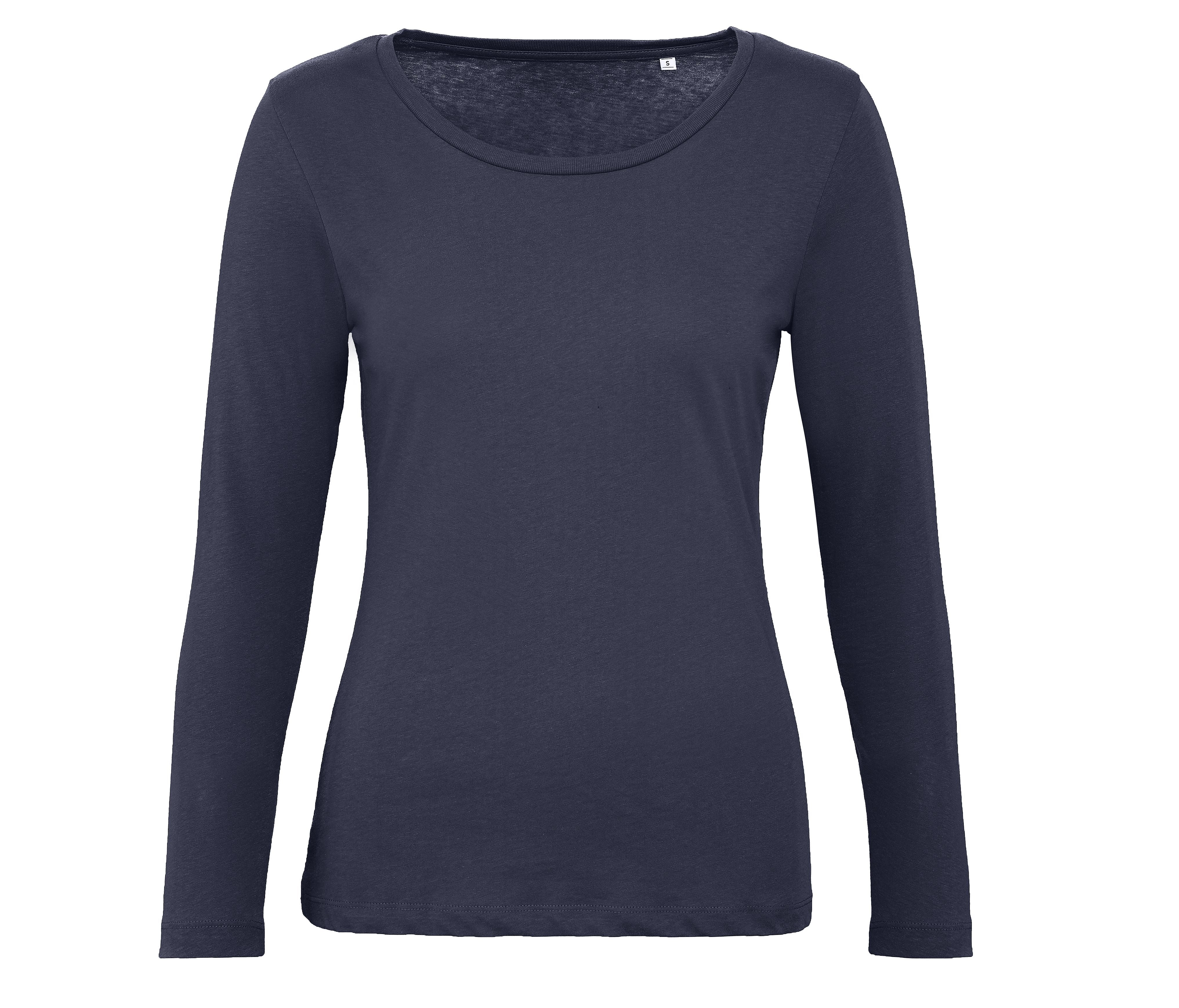 Camiseta de Algodón Orgánico para Mujer LSL - B&C BC071