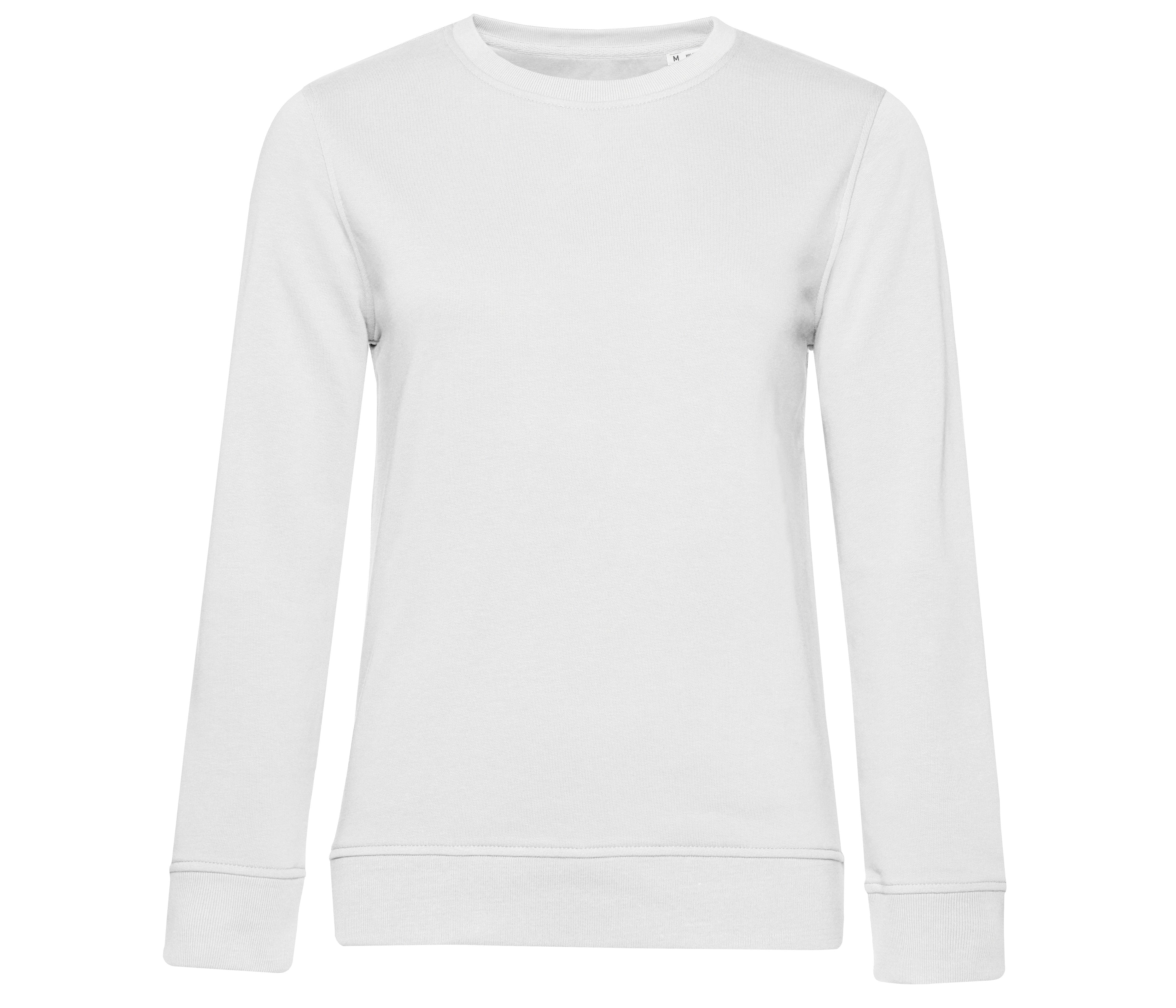 Sudadera Orgánica con Cuello Redondo por Mujer - B&C BCW32B