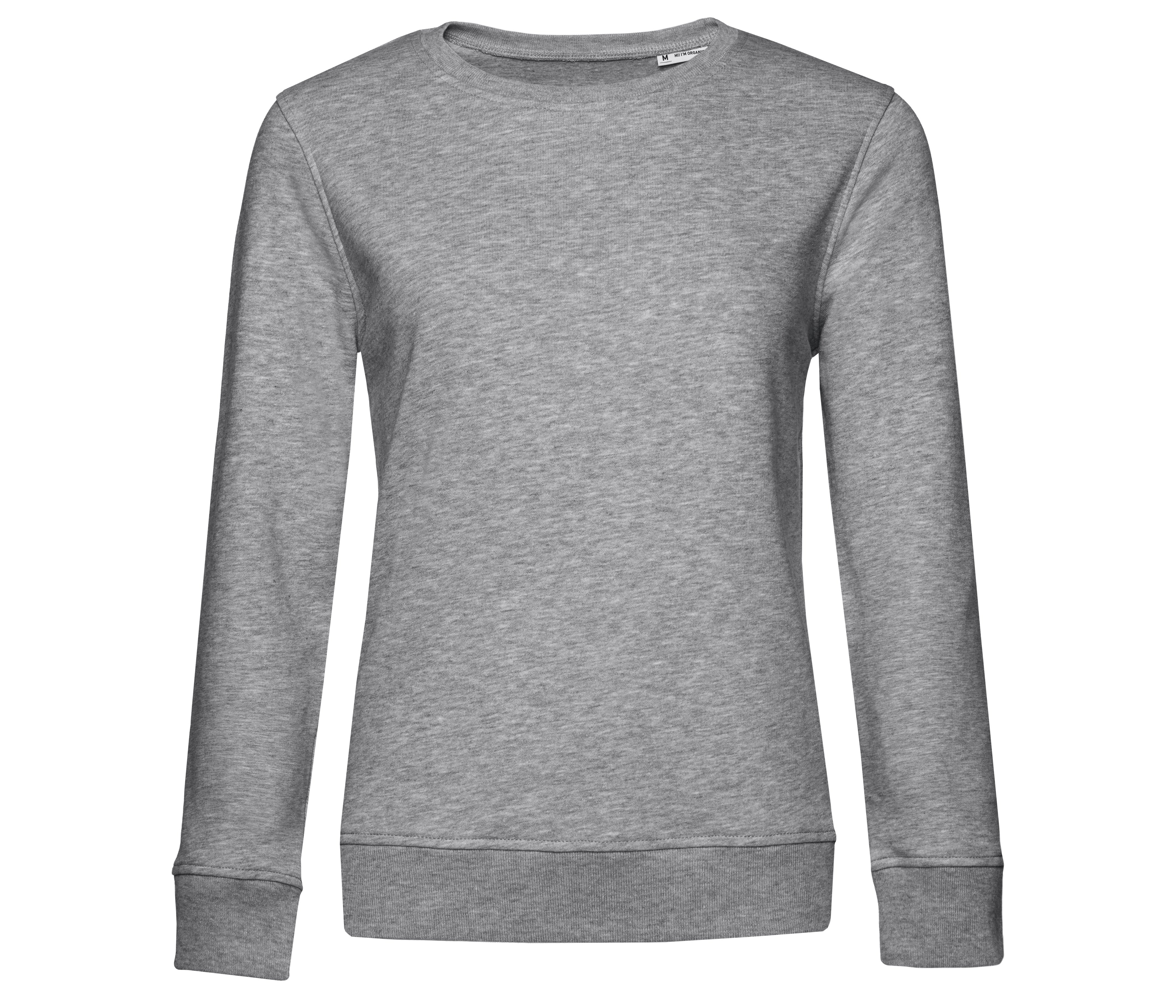 Sudadera Orgánica con Cuello Redondo por Mujer - B&C BCW32B