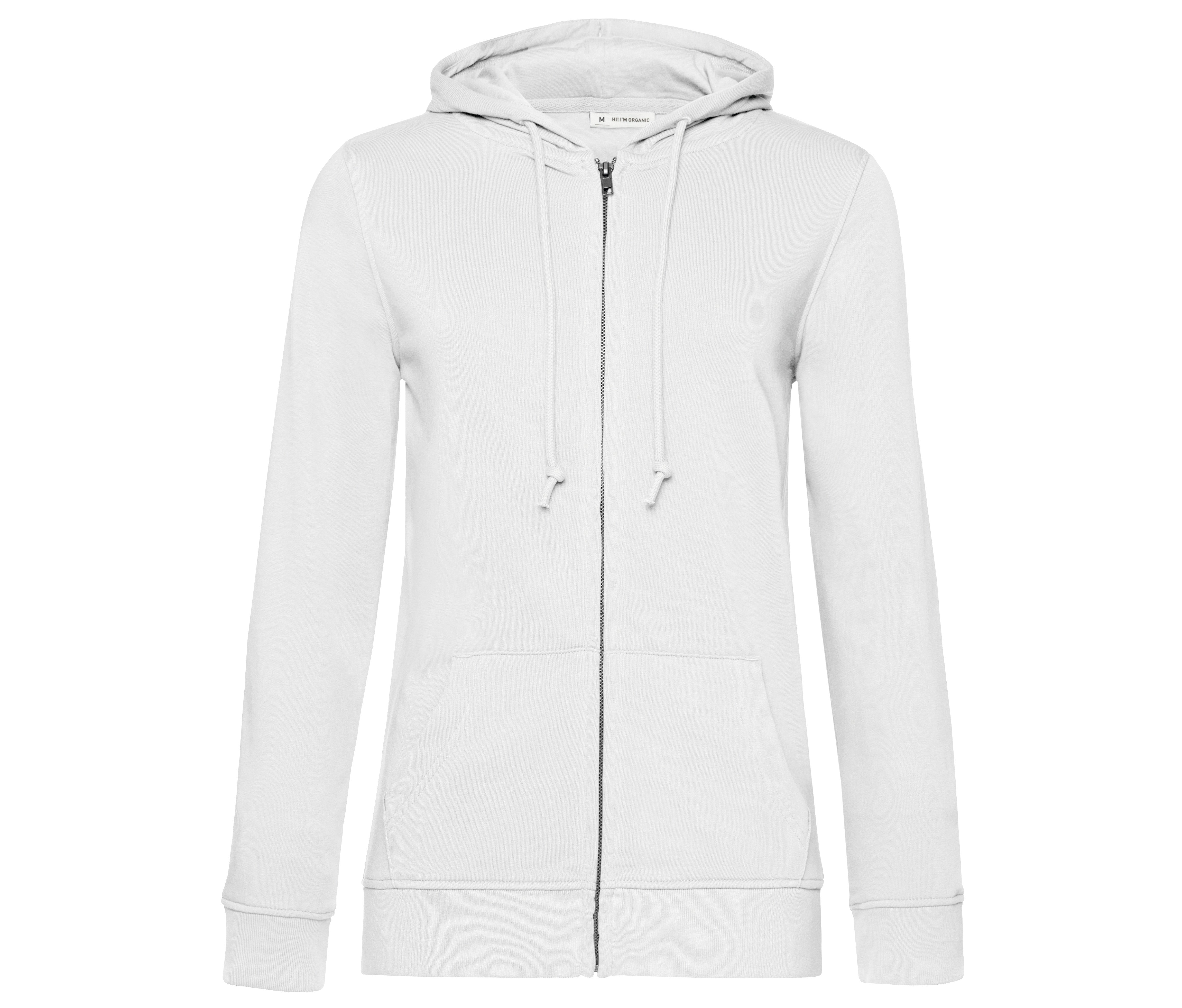 Sudadera Orgánica Cremallera con Capucha por Mujer - B&C BCW36B
