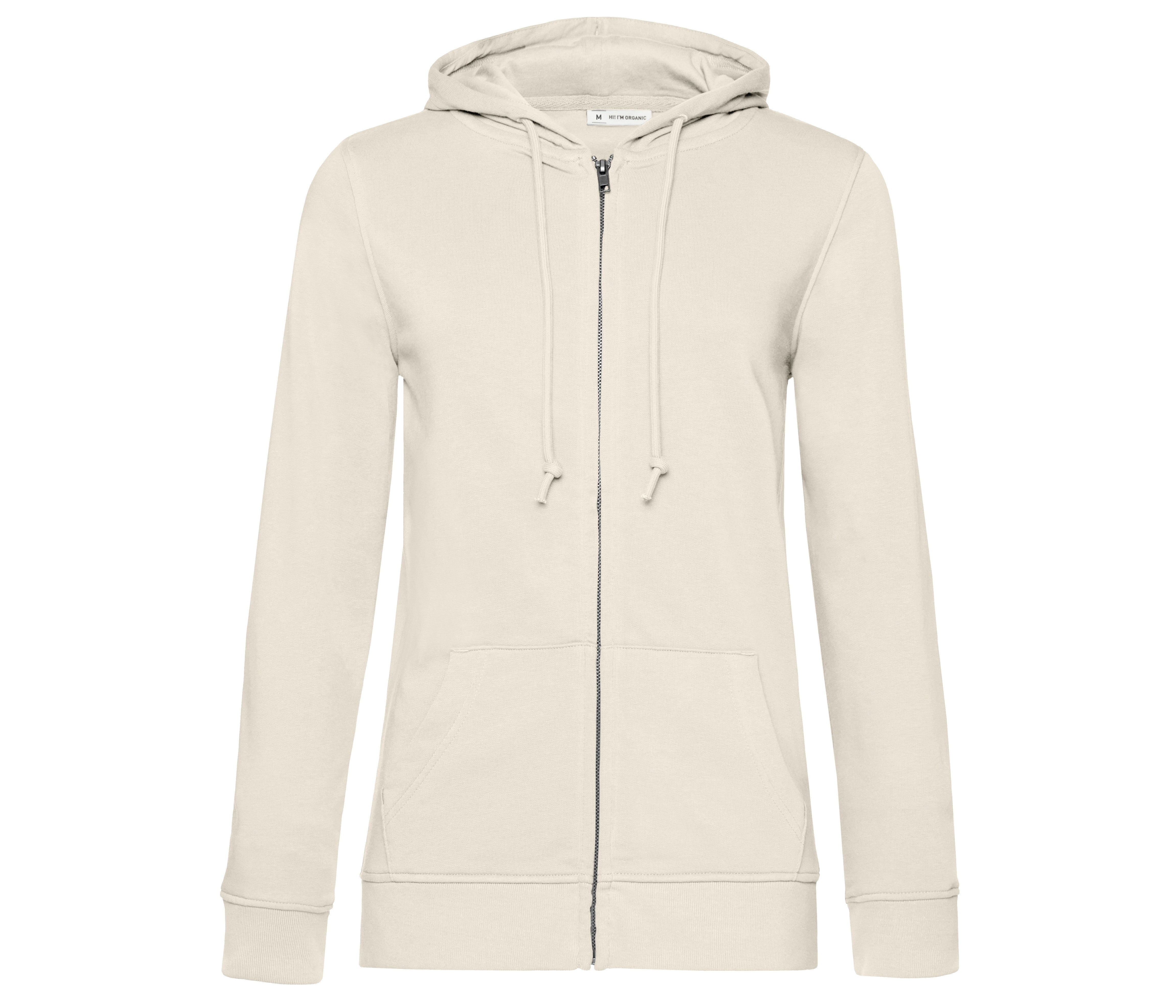 Sudadera Orgánica Cremallera con Capucha por Mujer - B&C BCW36B