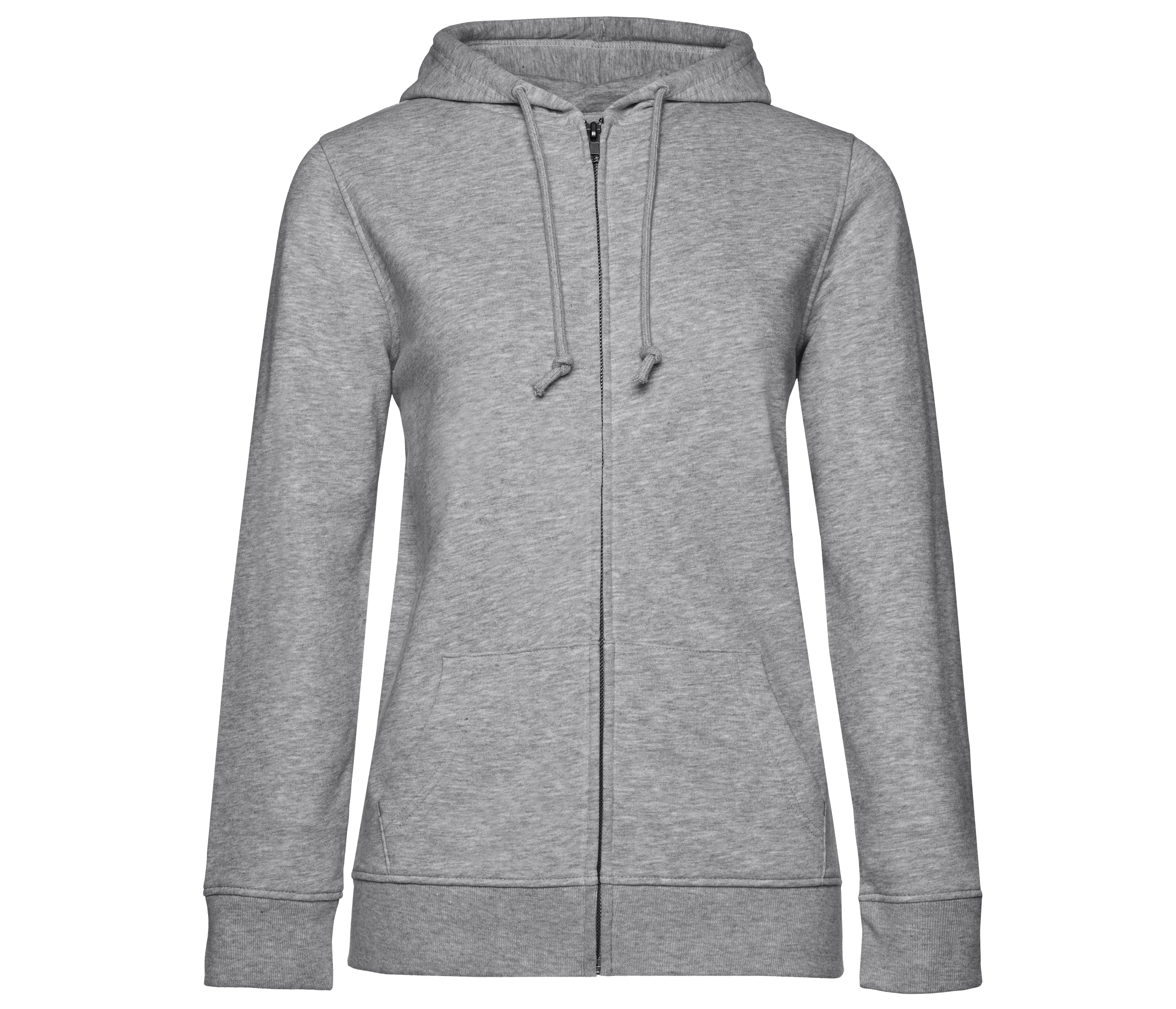 Sudadera Orgánica Cremallera con Capucha por Mujer - B&C BCW36B