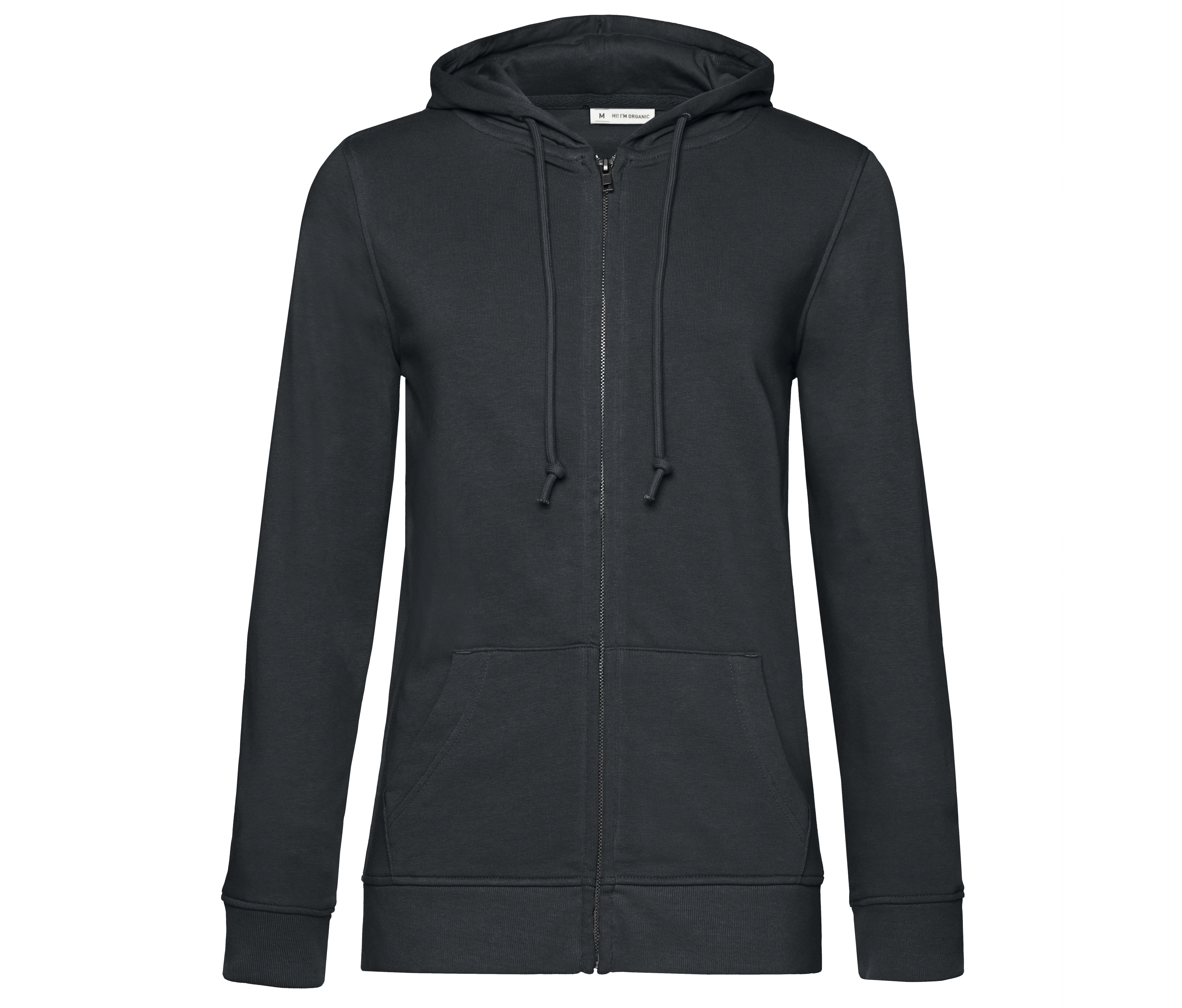 Sudadera Orgánica Cremallera con Capucha por Mujer - B&C BCW36B