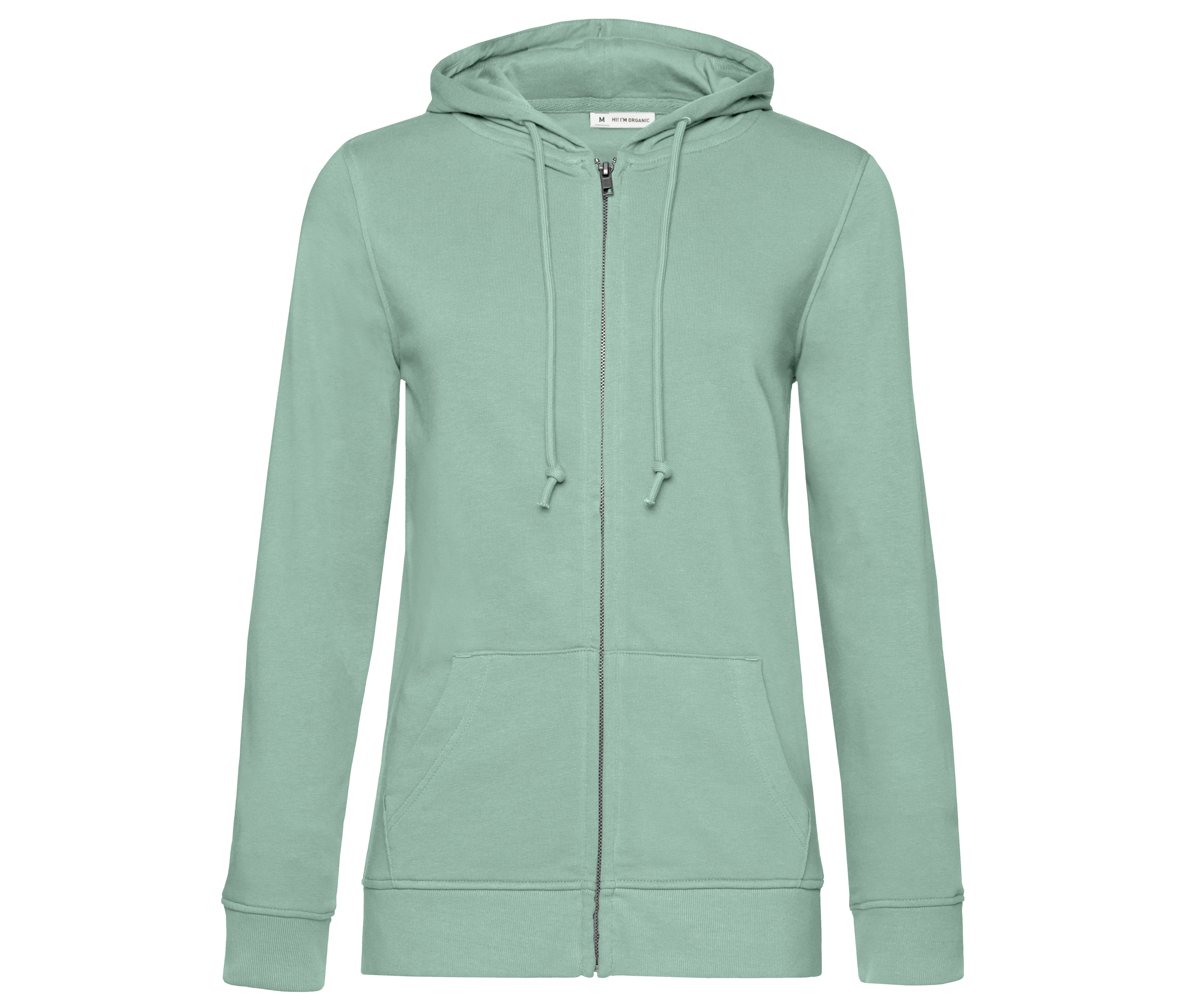 Sudadera Orgánica Cremallera con Capucha por Mujer - B&C BCW36B
