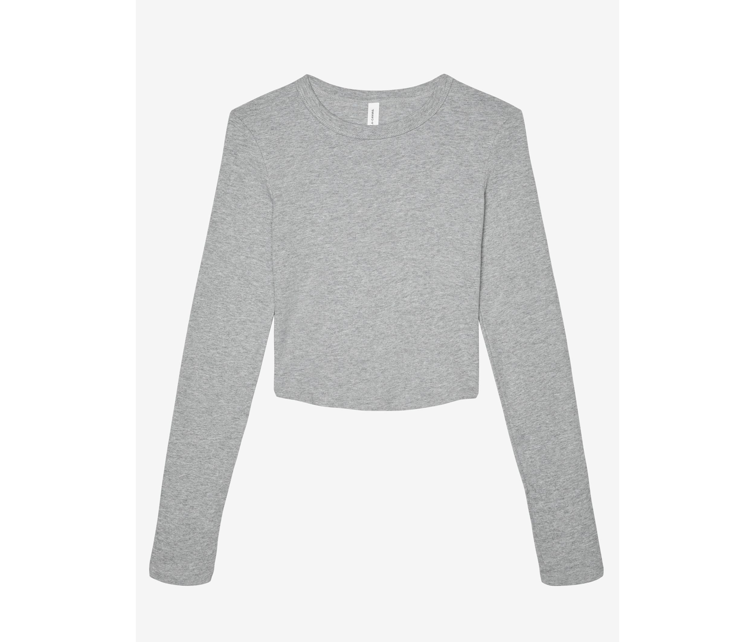 Camiseta Corta de Manga Larga para Mujer. - Bella+Canvas BE1501