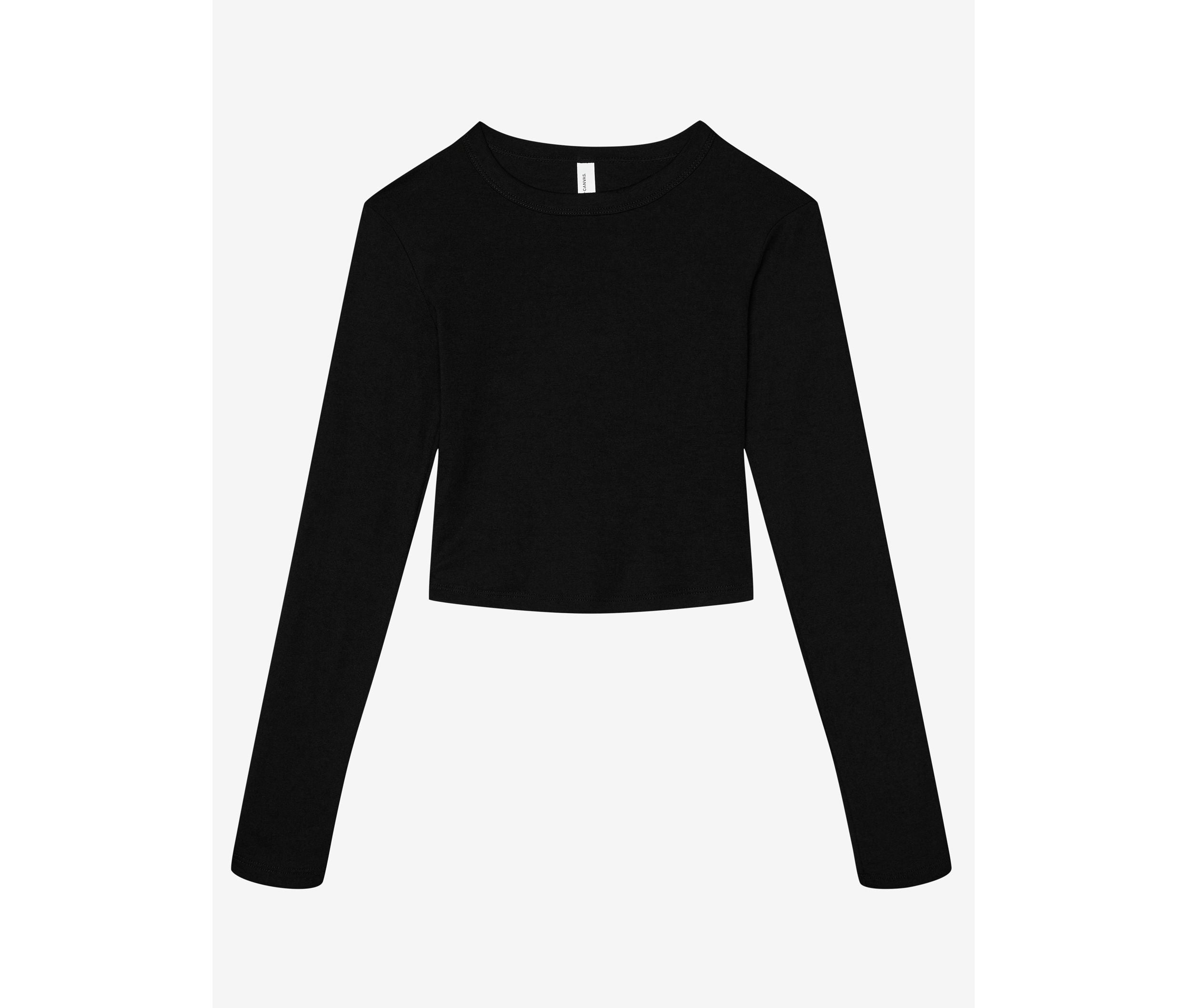 Camiseta Corta de Manga Larga para Mujer. - Bella+Canvas BE1501