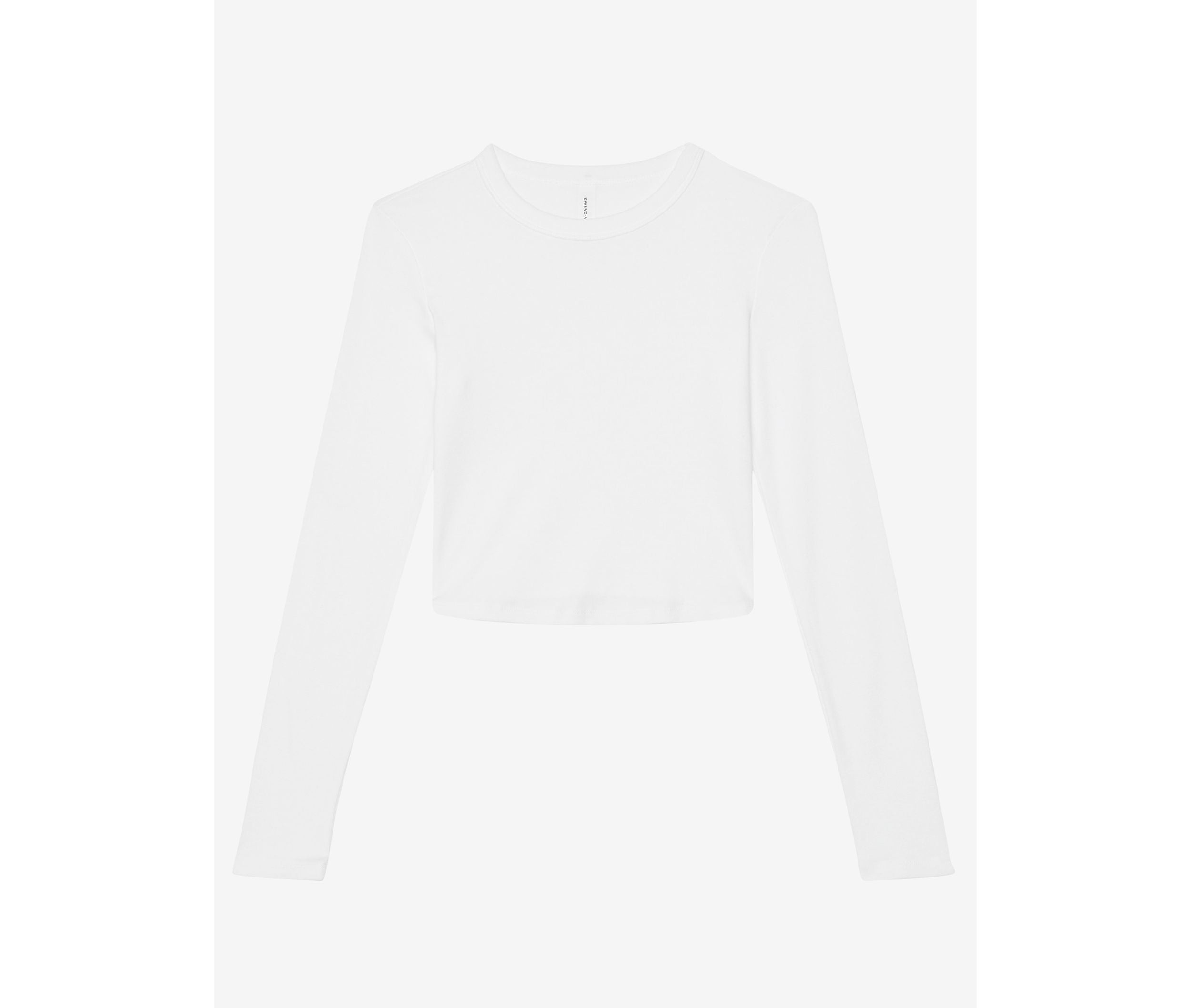 Camiseta Corta de Manga Larga para Mujer. - Bella+Canvas BE1501