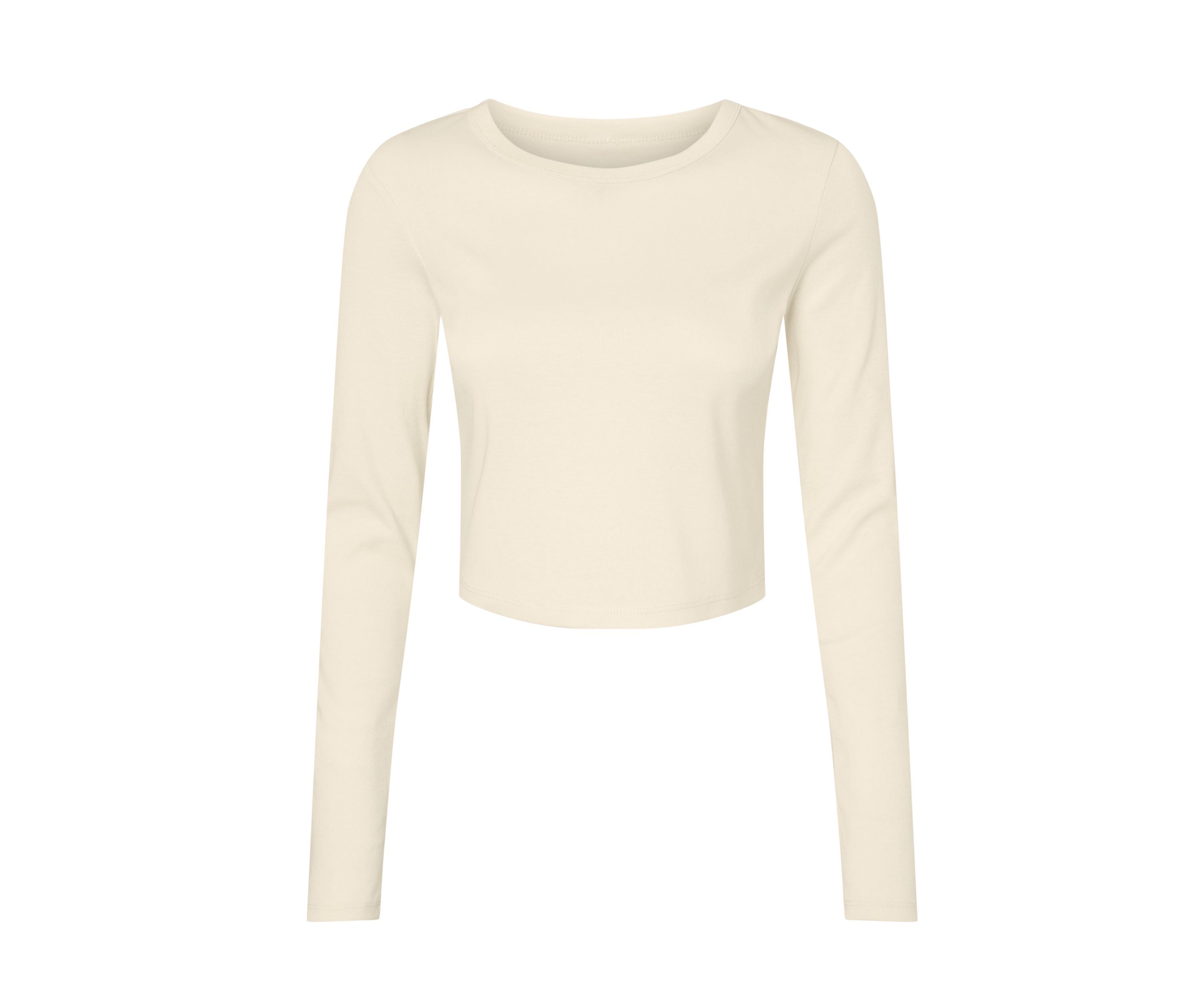 Camiseta Corta de Manga Larga para Mujer. - Bella+Canvas BE1501