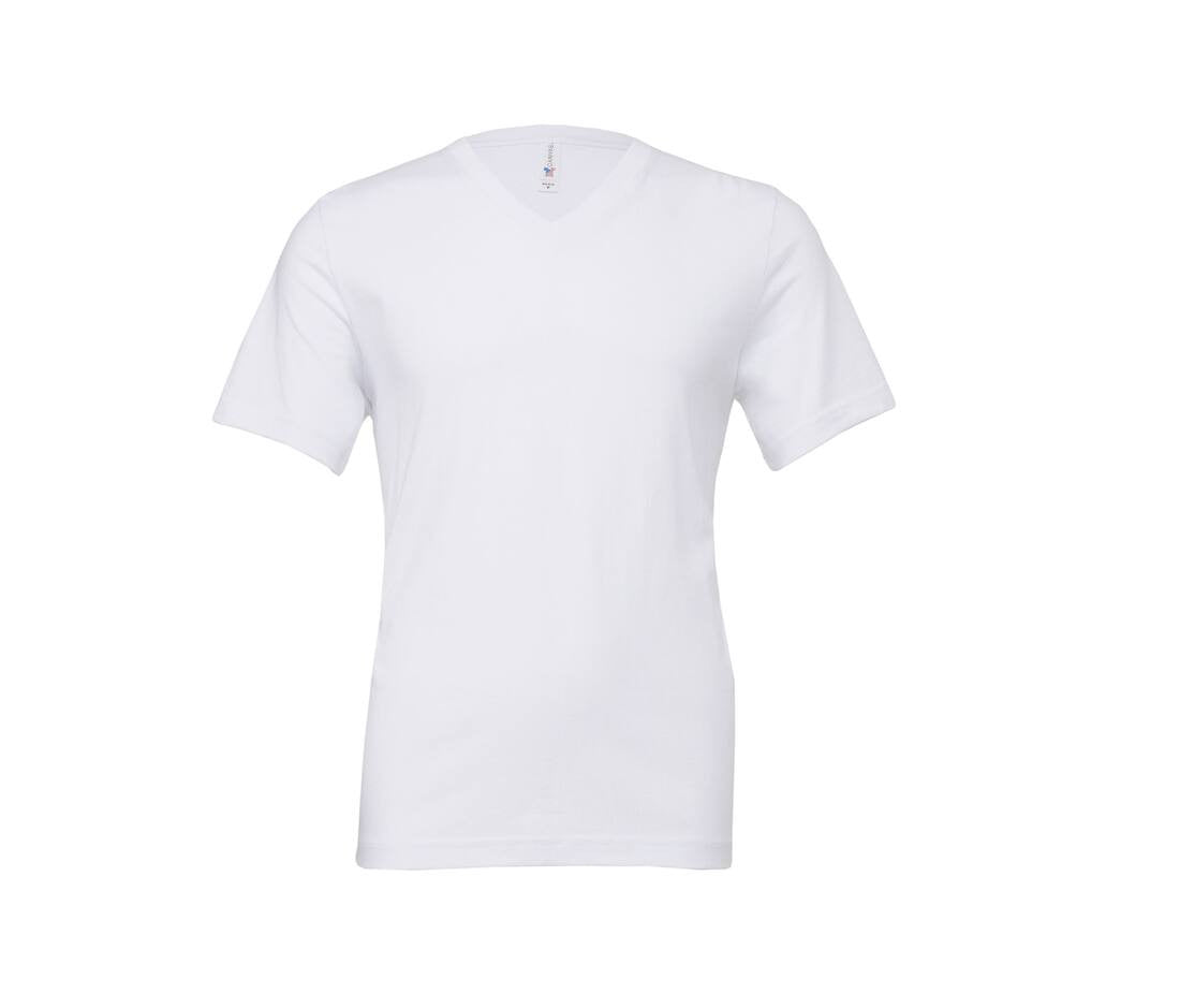 Unisex V-Ausschnitt Jersey T-Shirt