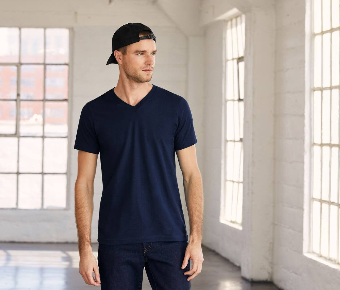 Unisex V-Ausschnitt Jersey T-Shirt