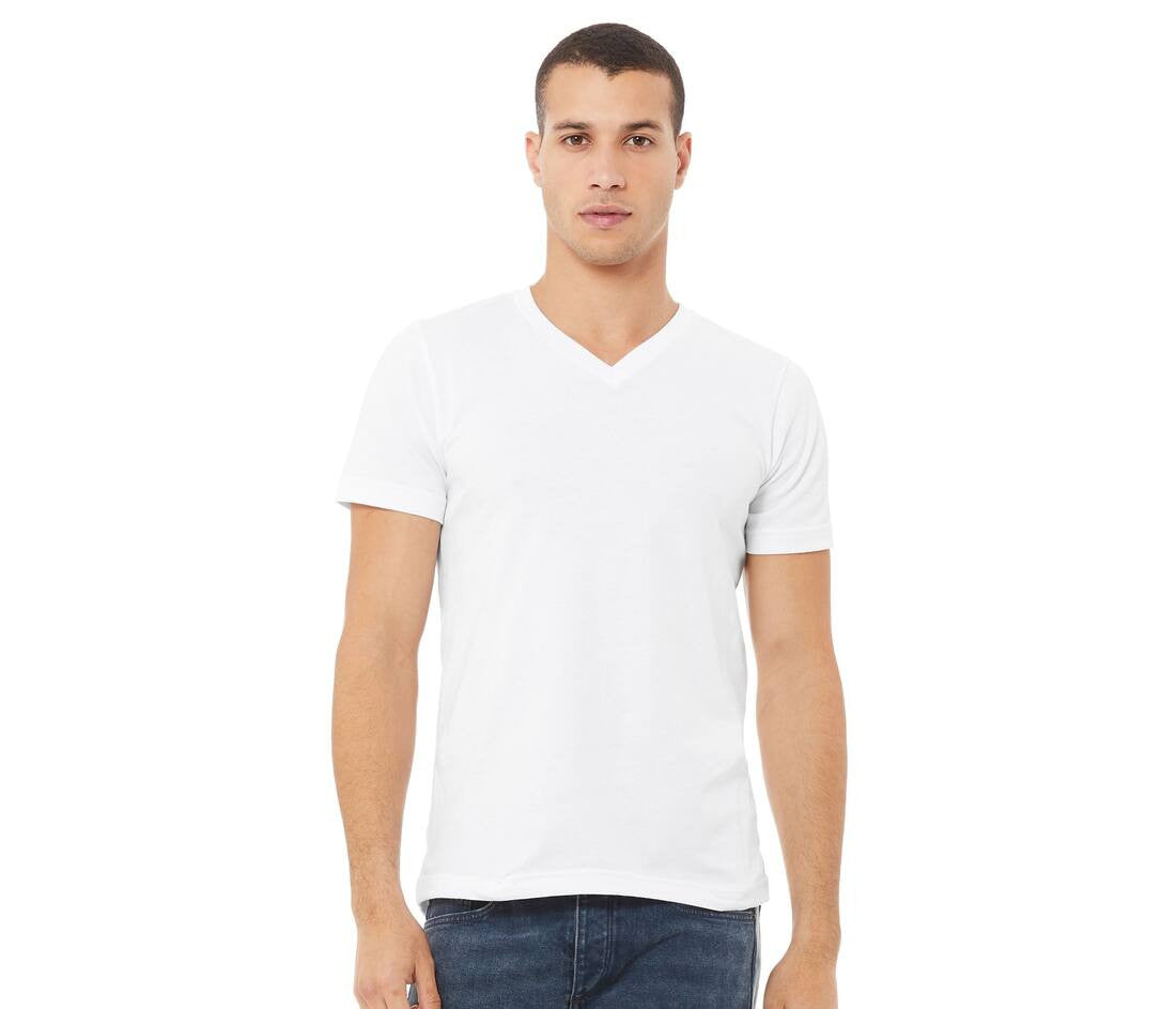 Unisex V-Ausschnitt Jersey T-Shirt