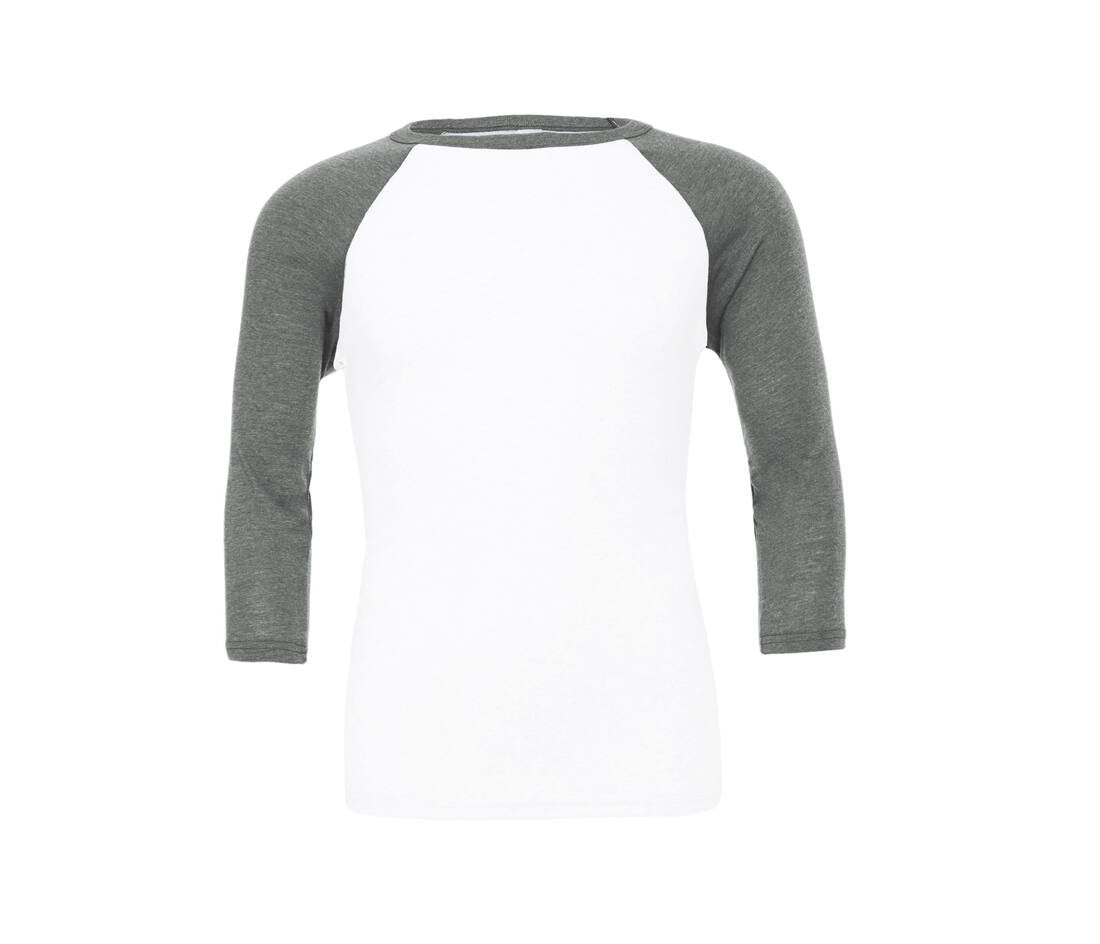 Baseball T-shirt BELLA+CANVAS UNISEX 3/4
