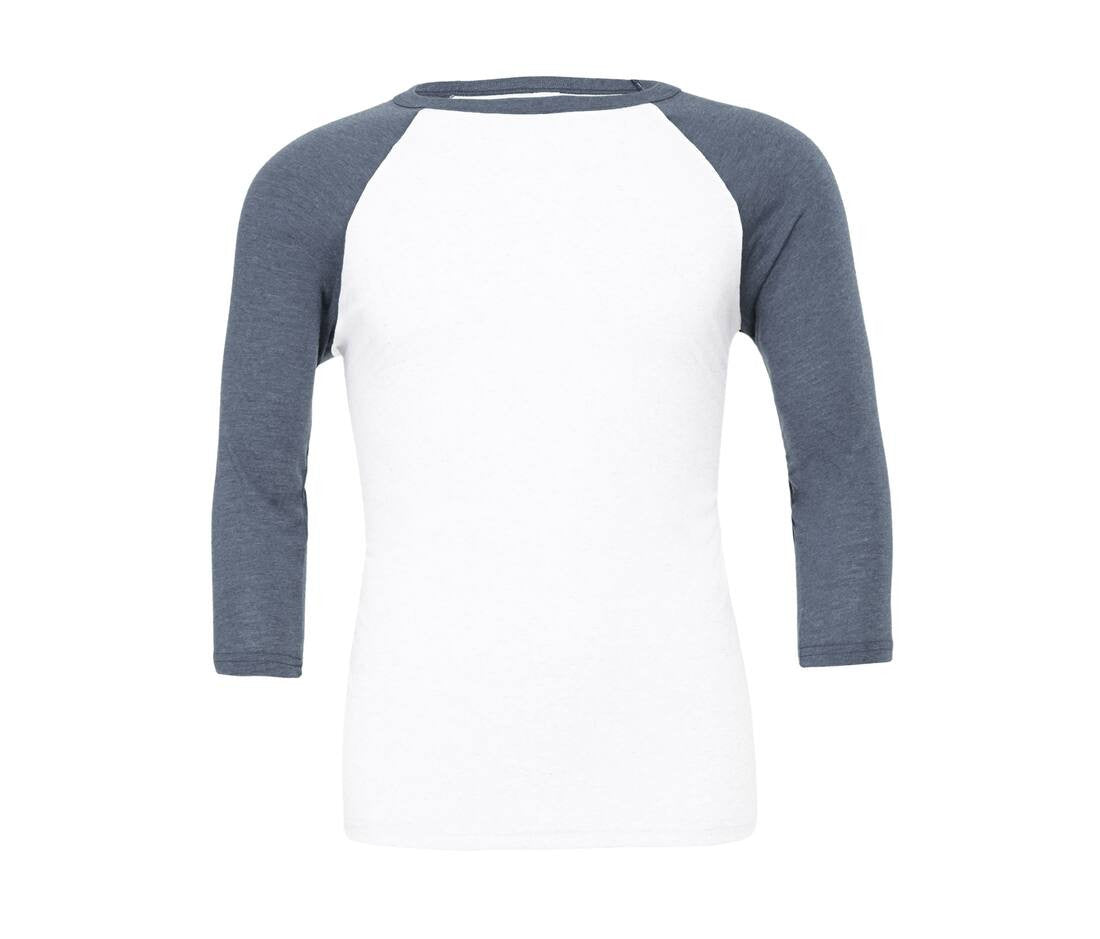 Baseball T-shirt BELLA+CANVAS UNISEX 3/4