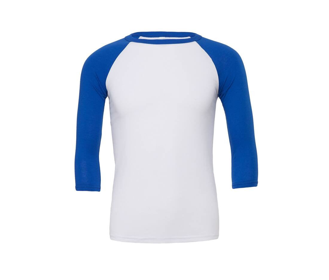 Baseball T-shirt BELLA+CANVAS UNISEX 3/4