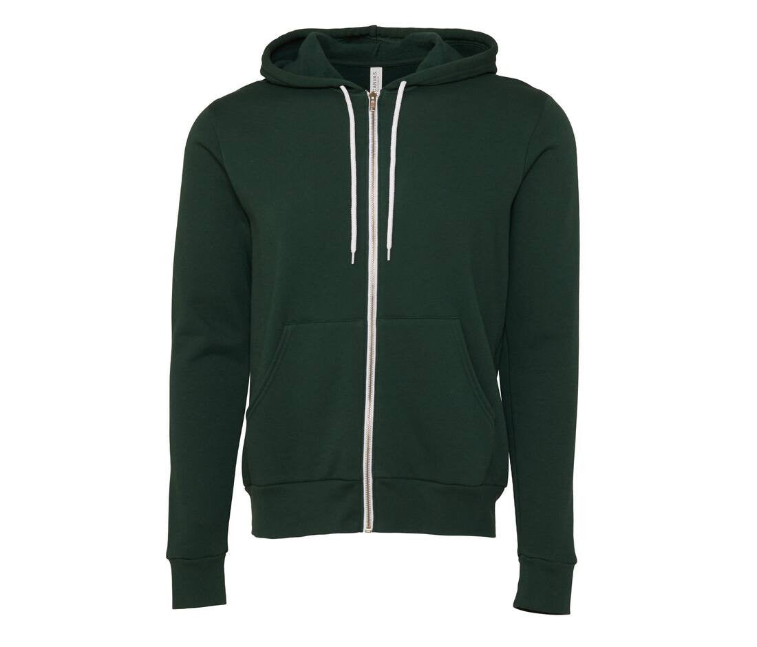 Unisex Fleece Vollzip Hoodie