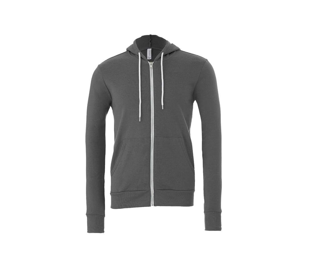 Unisex Fleece Vollzip Hoodie
