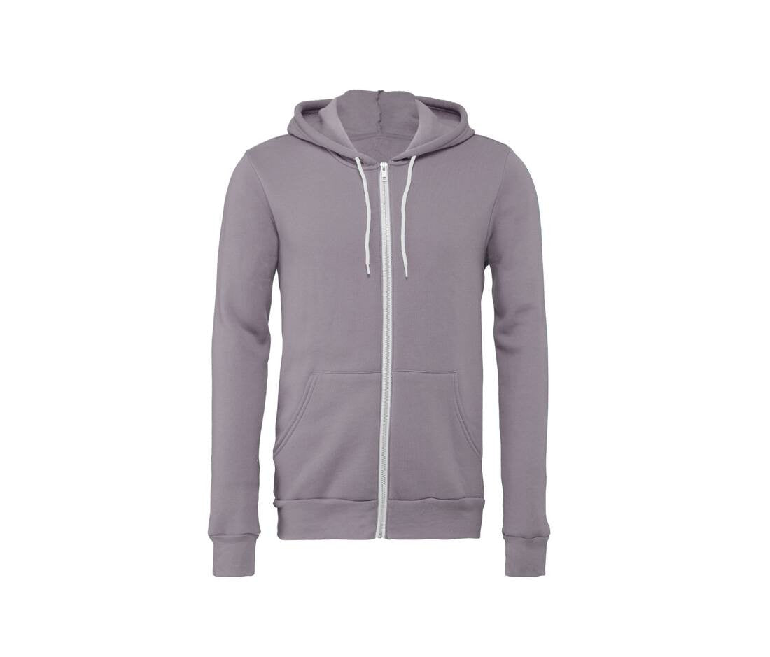 Unisex Fleece Vollzip Hoodie