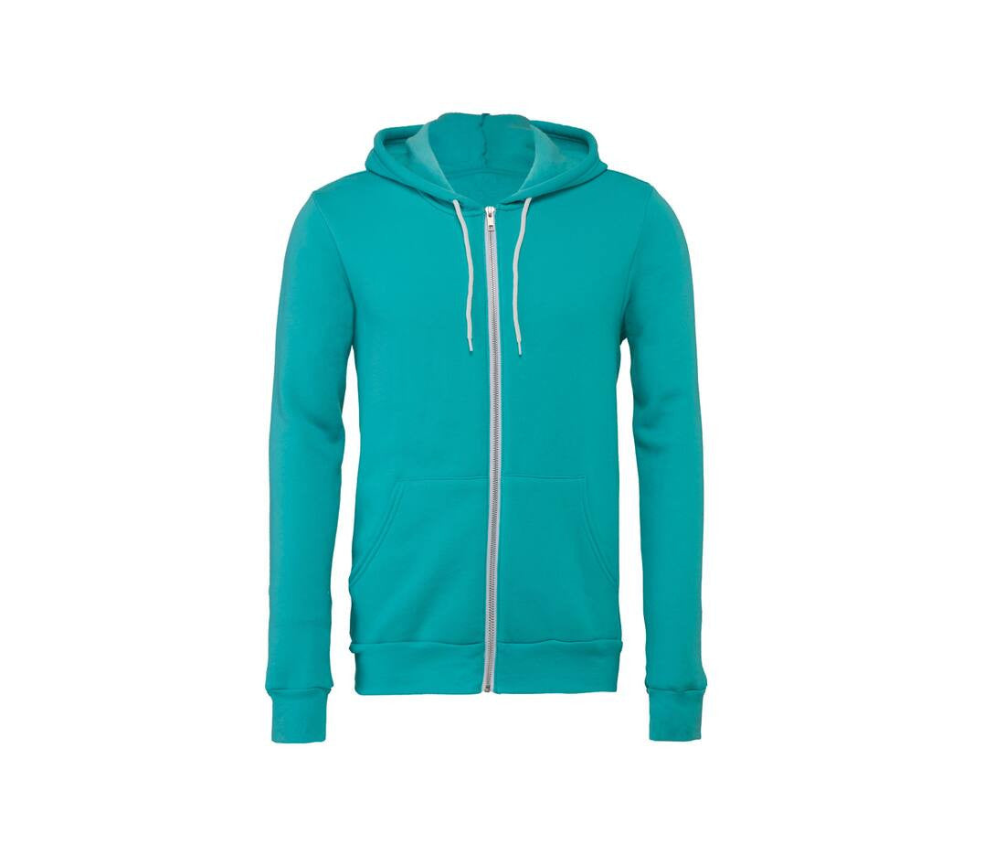 Unisex Fleece Vollzip Hoodie