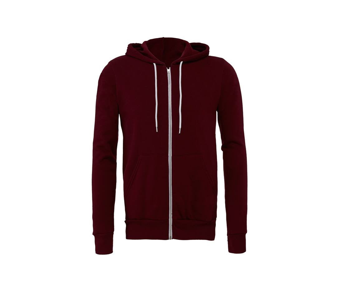 Unisex Fleece Vollzip Hoodie