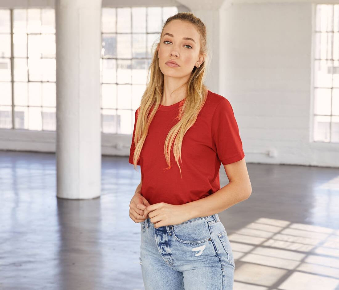 T-shirt à manches courtes en jersey décontracté pour femmes