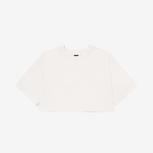 Camiseta de Mujer Gruesa, Corta (cropped) con Efecto Desgastado - Bella+Canvas BE6882GD