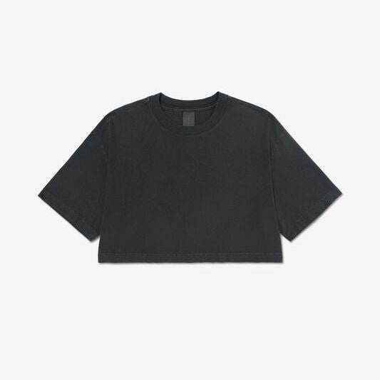 Camiseta de Mujer Gruesa, Corta (cropped) con Efecto Desgastado - Bella+Canvas BE6882GD