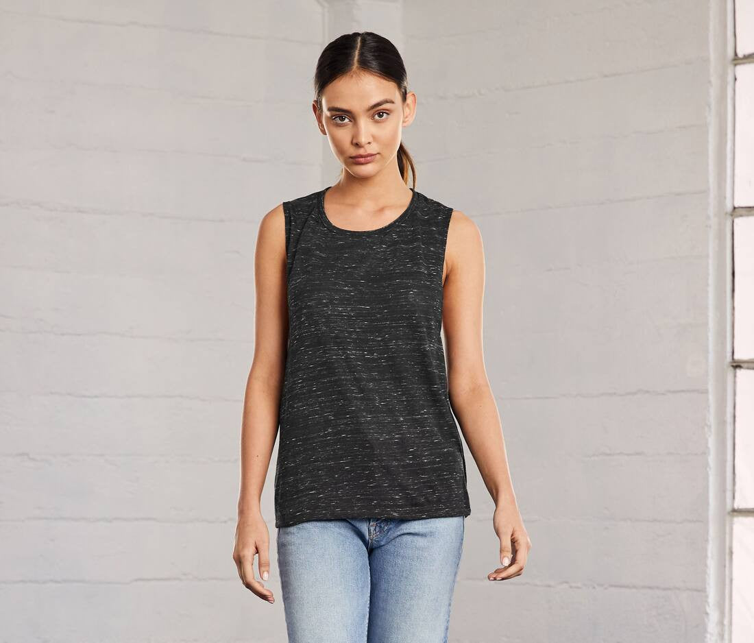Womens Flowy Scoop Muscle Tank