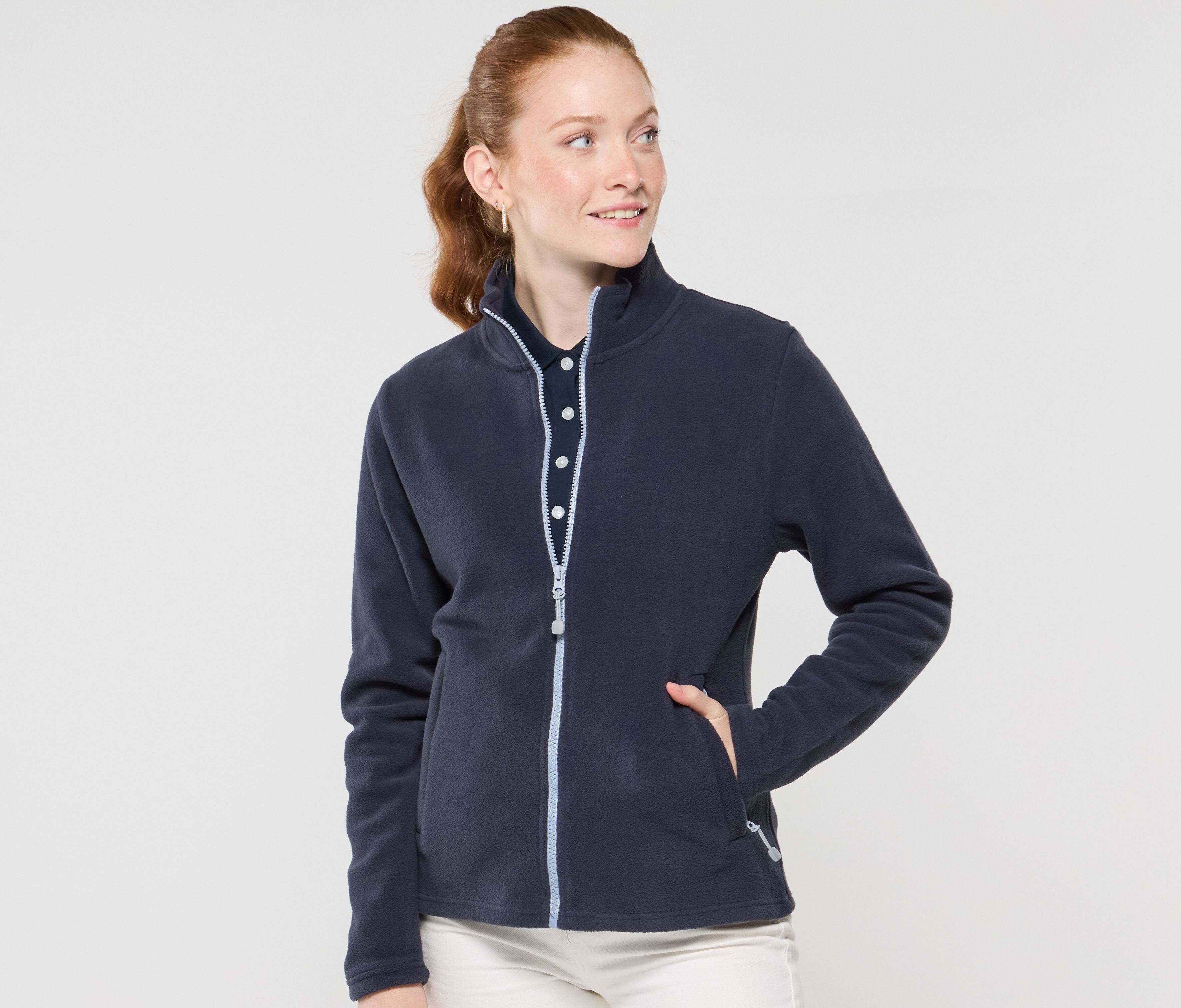 Chaqueta polar de mujer con cremallera - Pen Duick BM701