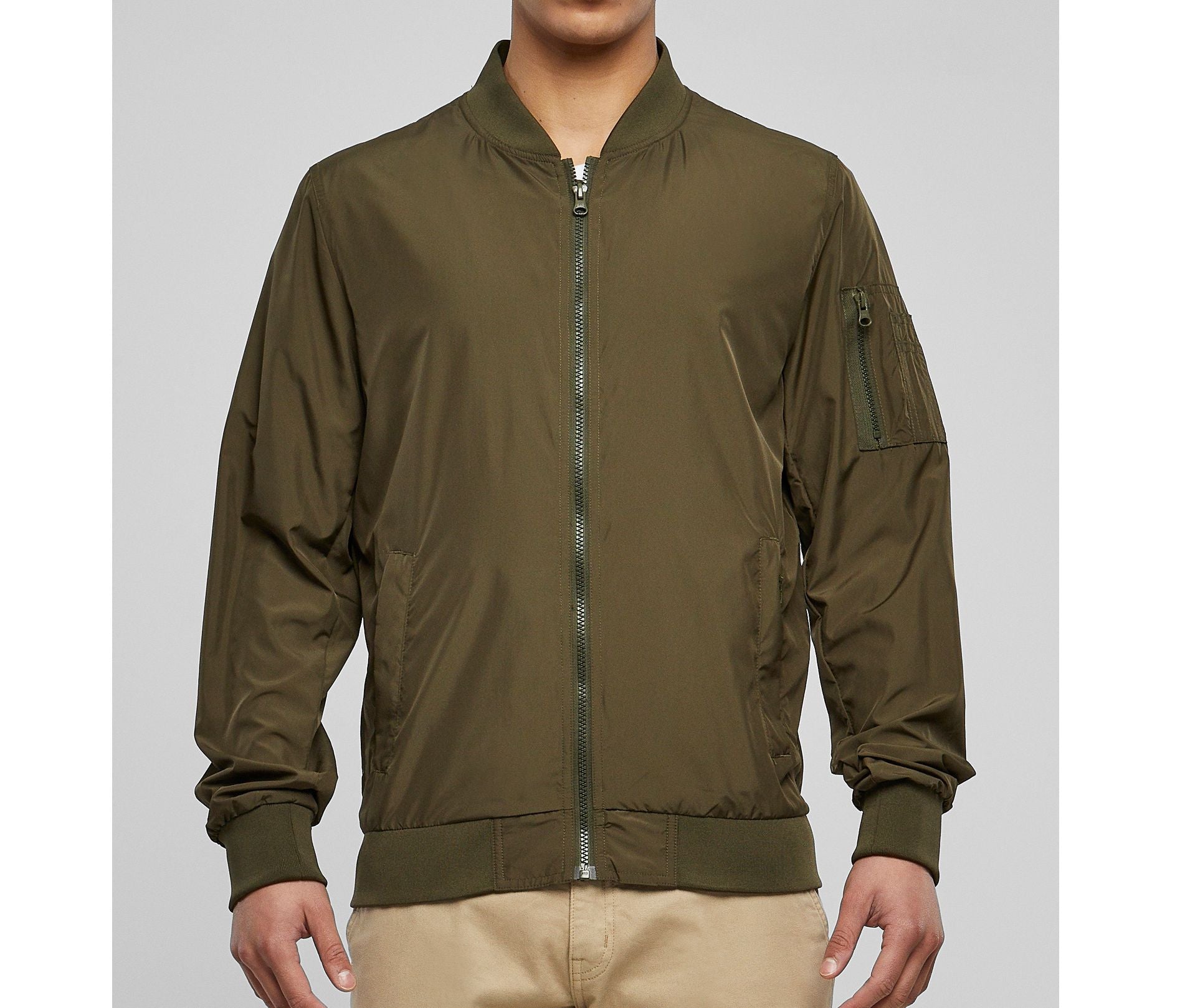 Chaqueta Bomber Hombre - Build Your Brand BY045 - imagen 8