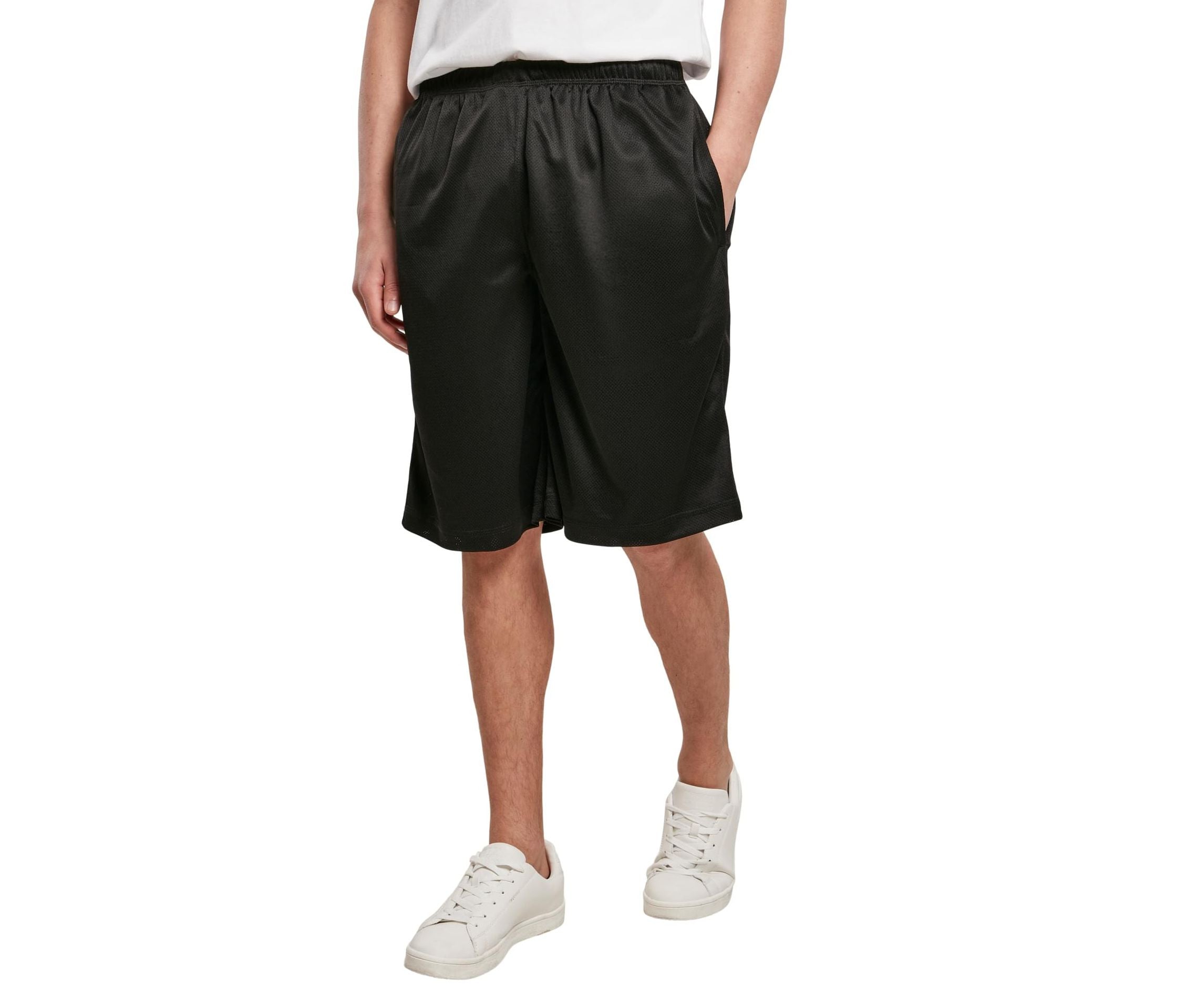 Pantalón Corto con Malla Red - Build Your Brand BY048 - imagen 1