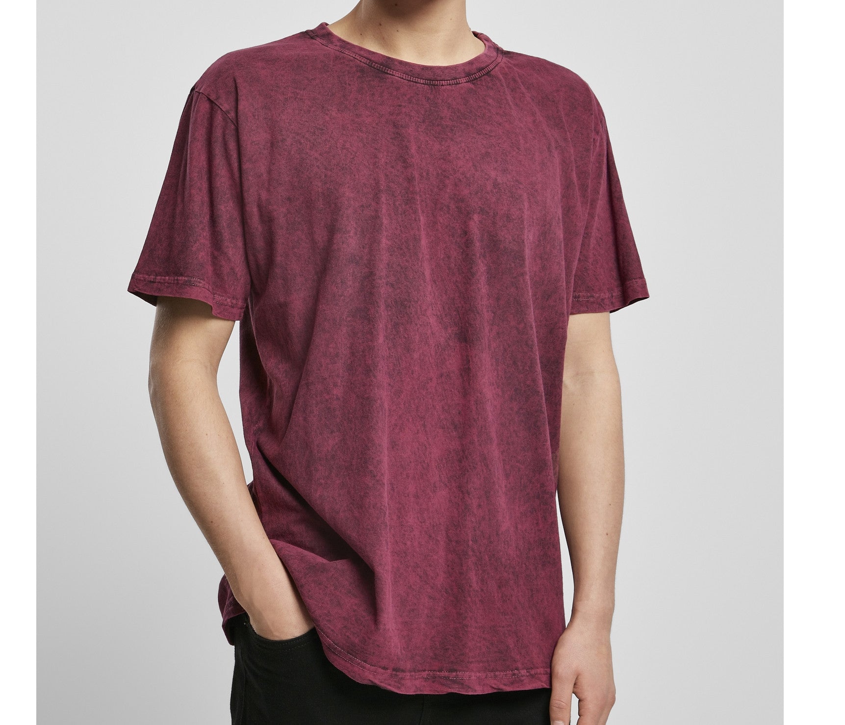 Camiseta de Hombre Desgastada - Build Your Brand BY070 - imagen 4